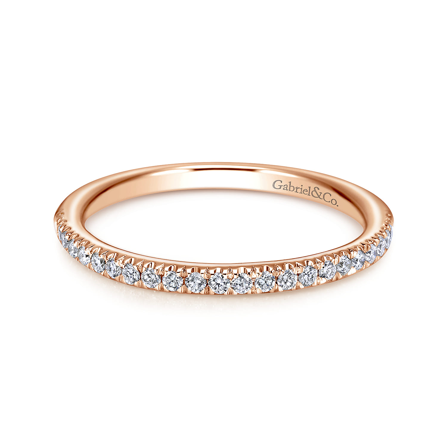 Matching Wedding Band in 14K Rose Gold