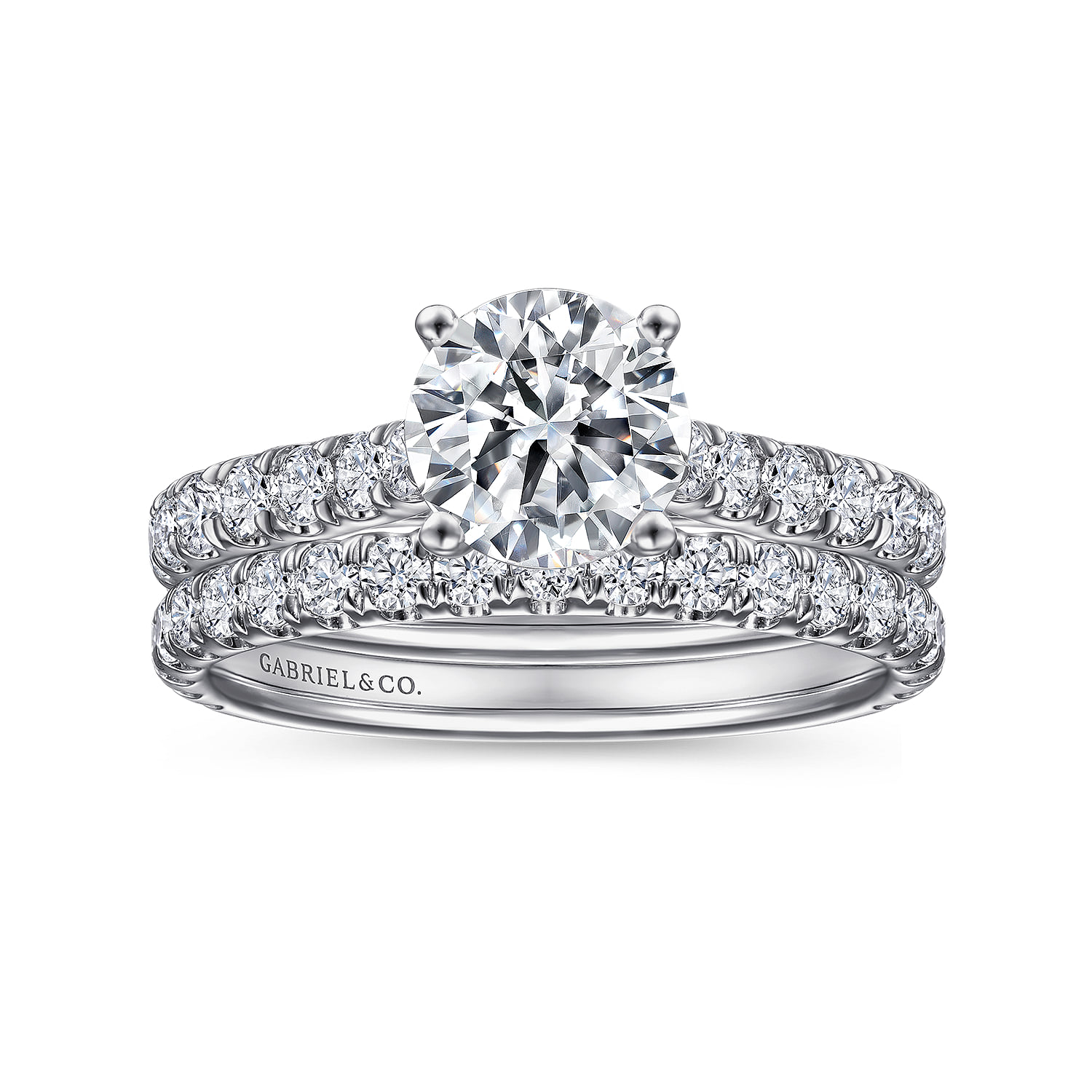 Matching Wedding Band in 14K White Gold, photograph 4