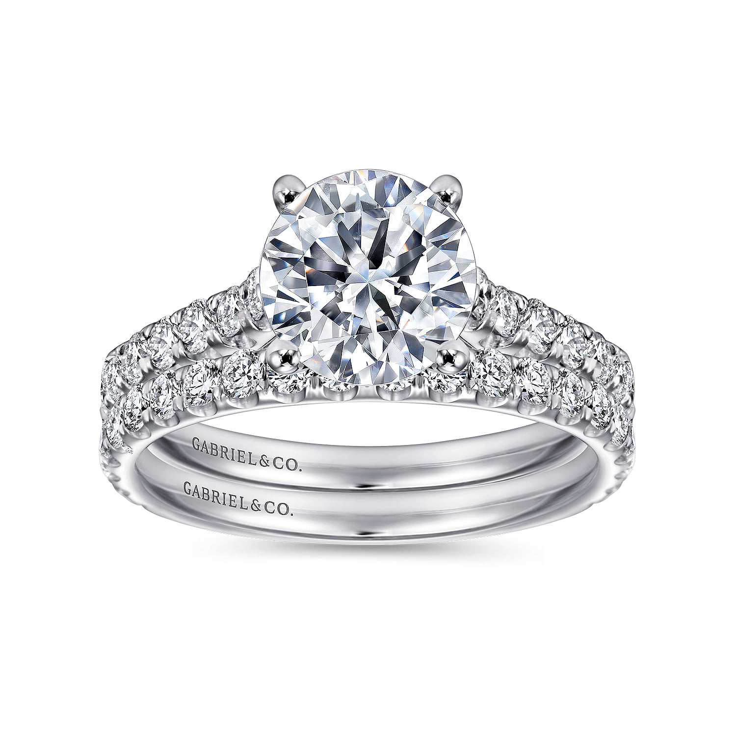 Matching Wedding Band in 14K White Gold, photograph 4