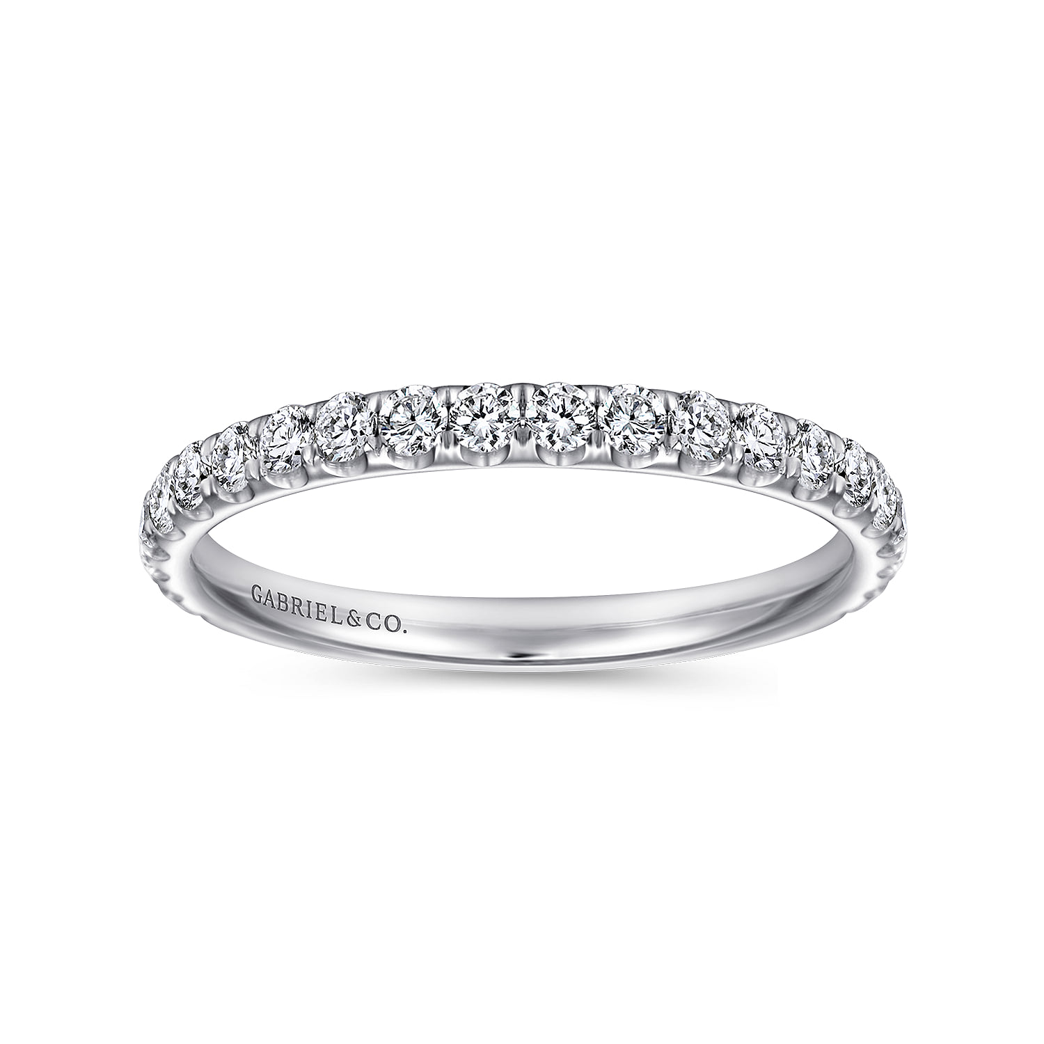Matching Wedding Band in 14K White Gold, photograph 5