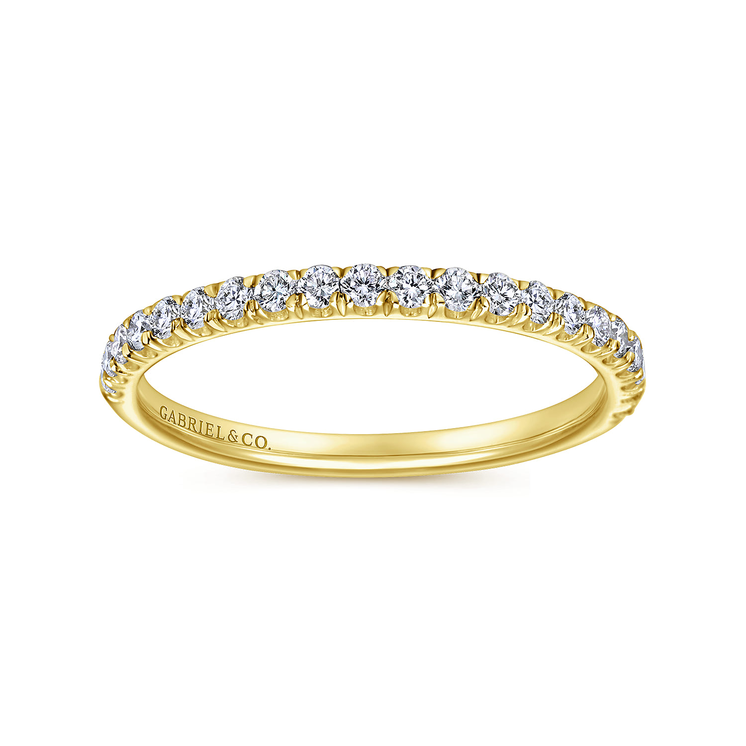 Matching Wedding Band in 14K Yellow Gold, photograph 5