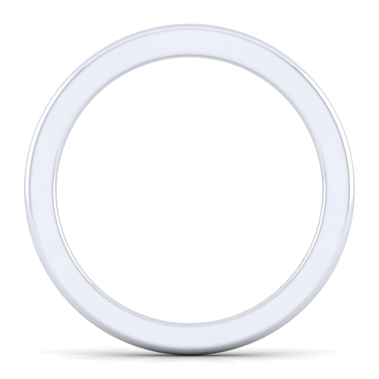 Matching Wedding Band in 14K White Gold, photograph 2
