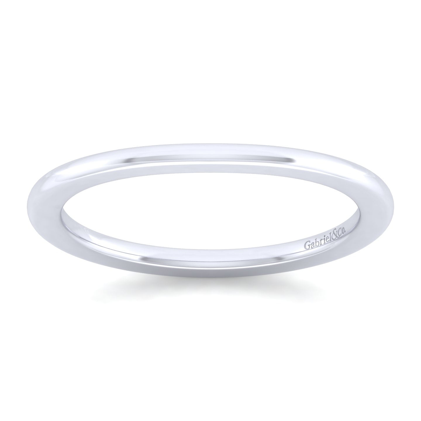 Matching Wedding Band in 14K White Gold, photograph 4