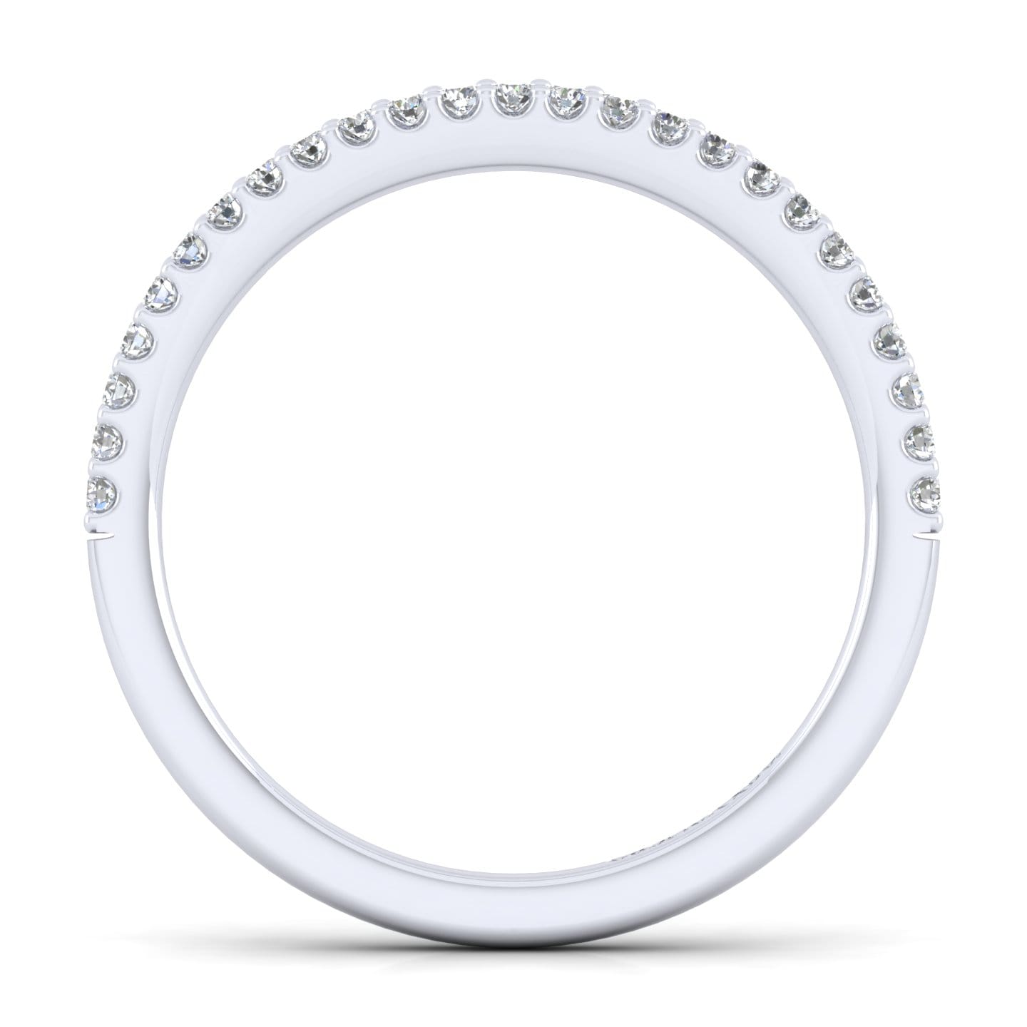 Matching Wedding Band in Platinum, photograph 2