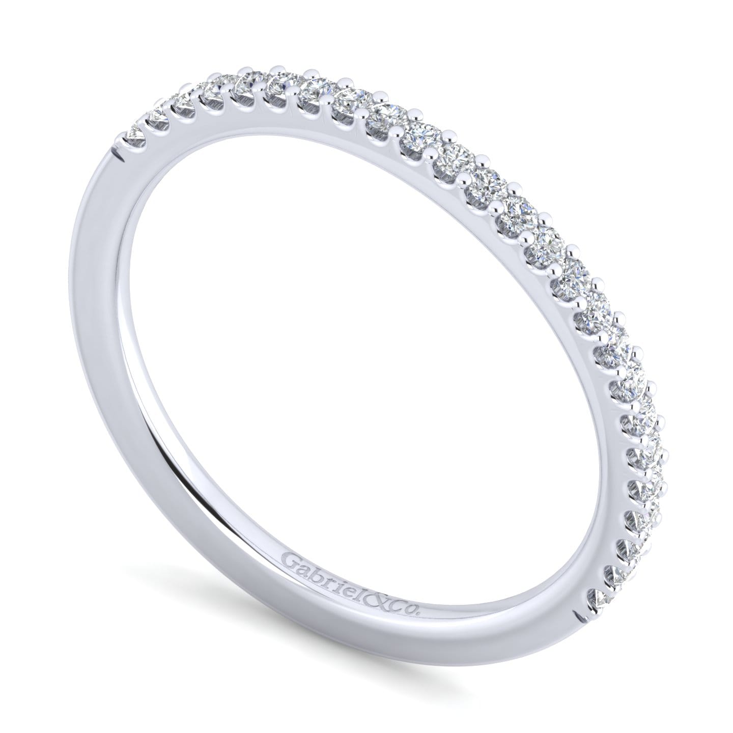 Matching Wedding Band in Platinum, photograph 3