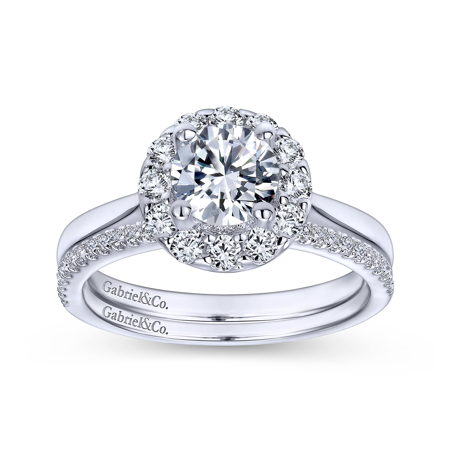 Matching Wedding Band in 14K White Gold, photograph 4