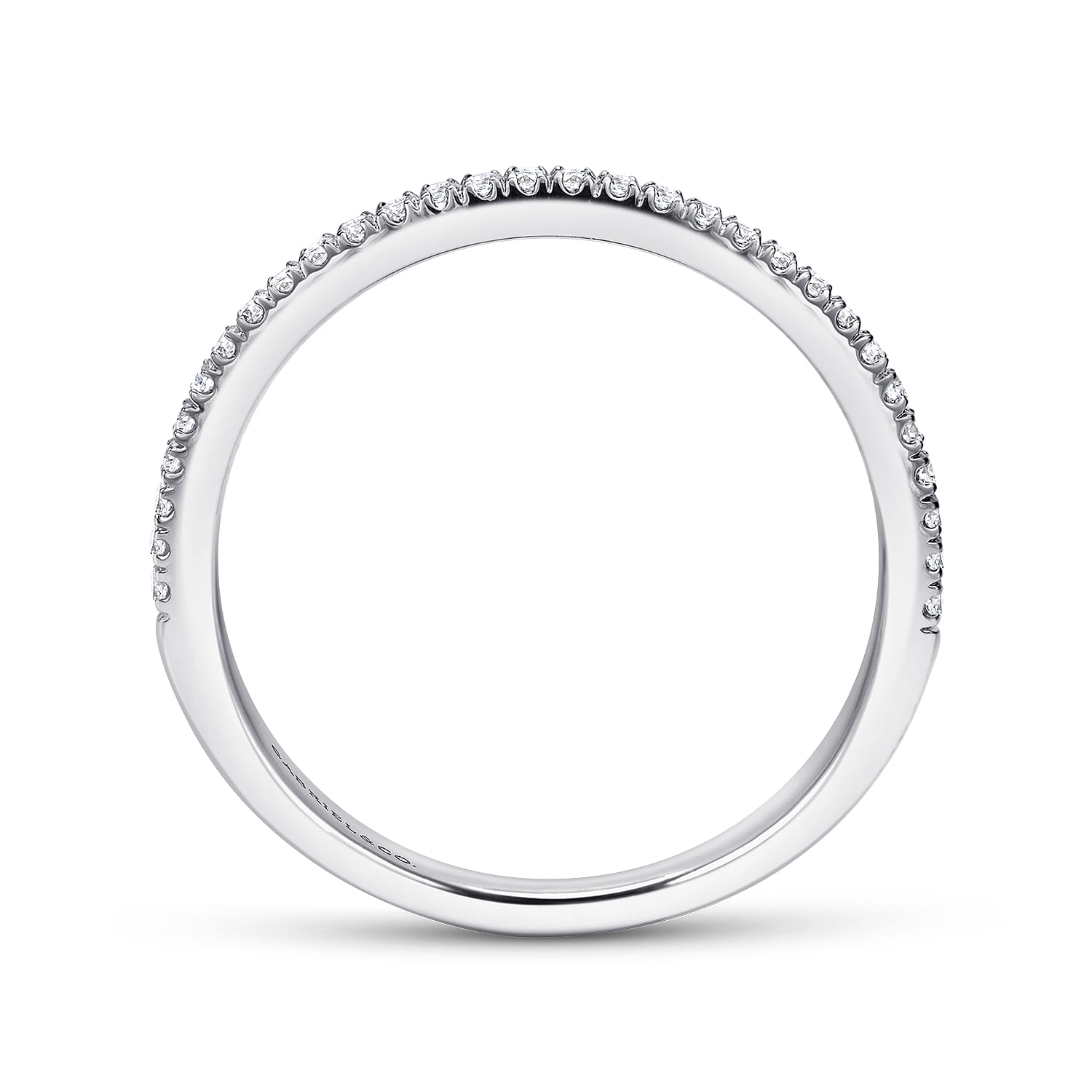 Matching Wedding Band in 14K White Gold, photograph 2
