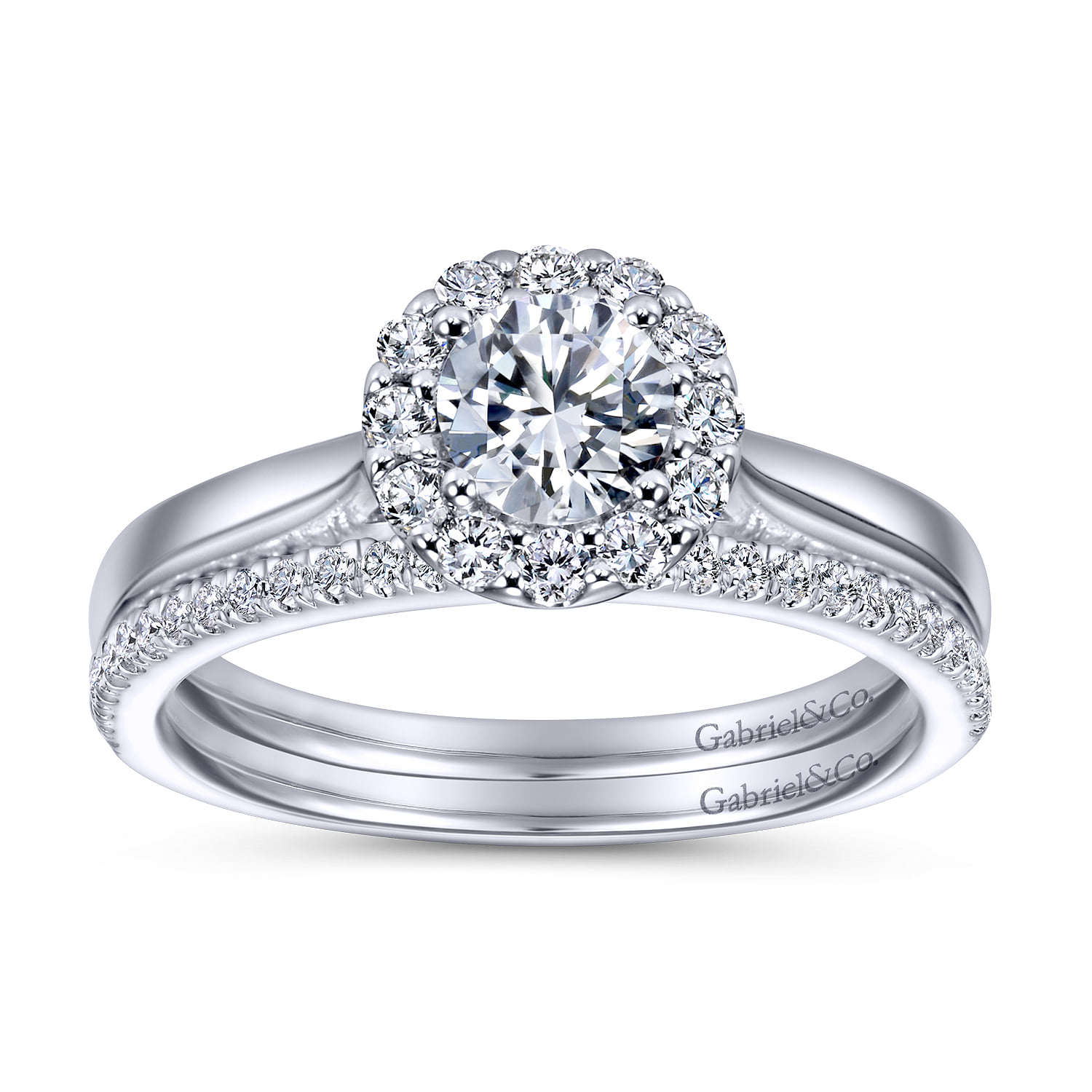 Matching Wedding Band in 14K White Gold, photograph 4