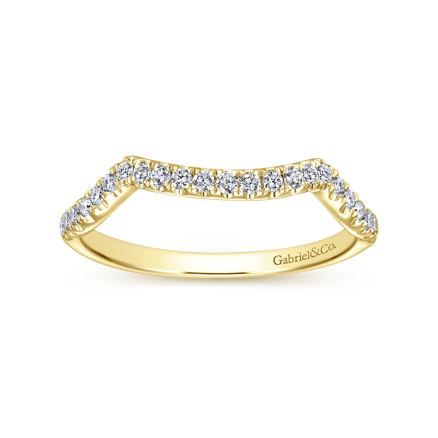 Matching Wedding Band in 14K Yellow Gold, photograph 5