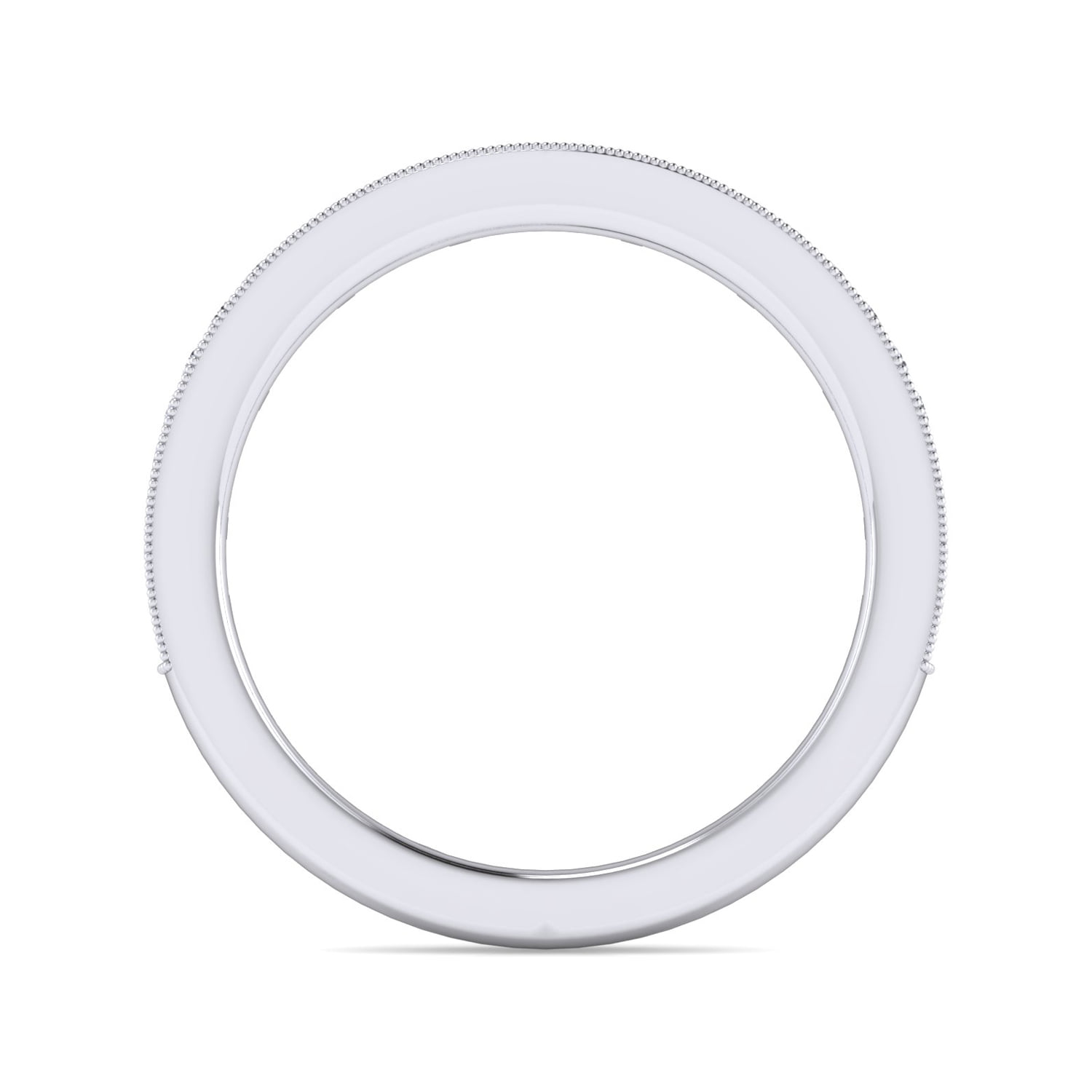 Matching Wedding Band in 14K White Gold, photograph 2