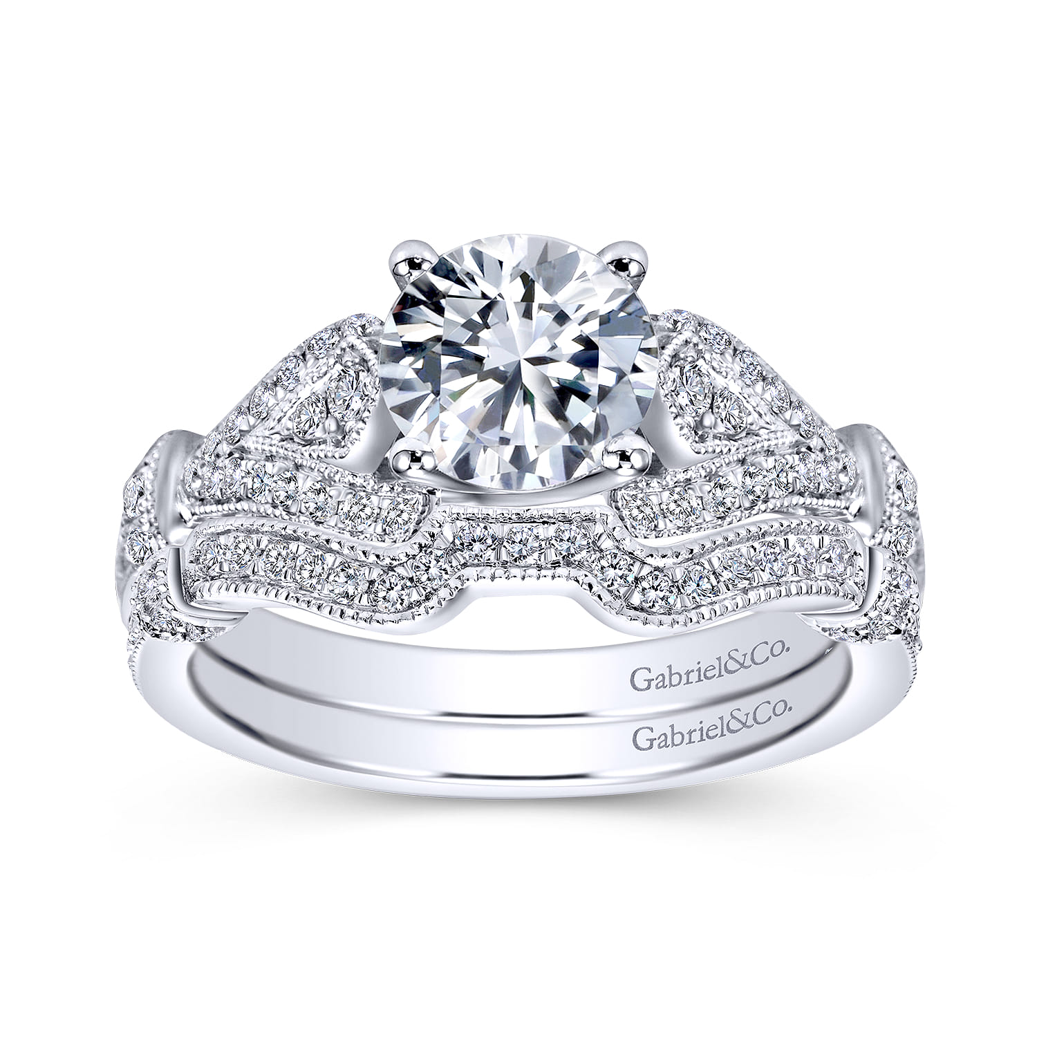Matching Wedding Band in 14K White Gold, photograph 4