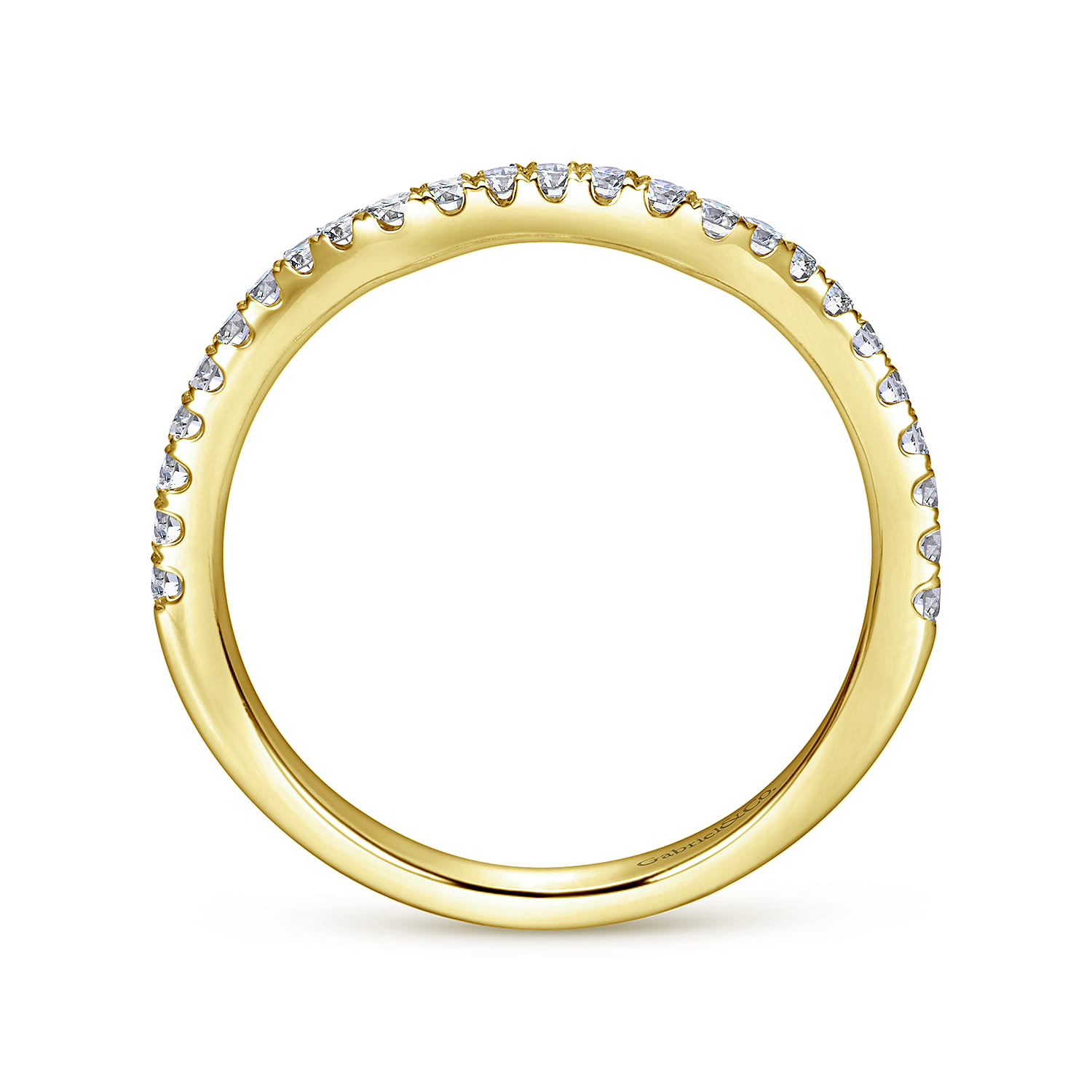 Matching Wedding Band in 14K Yellow Gold, photograph 2