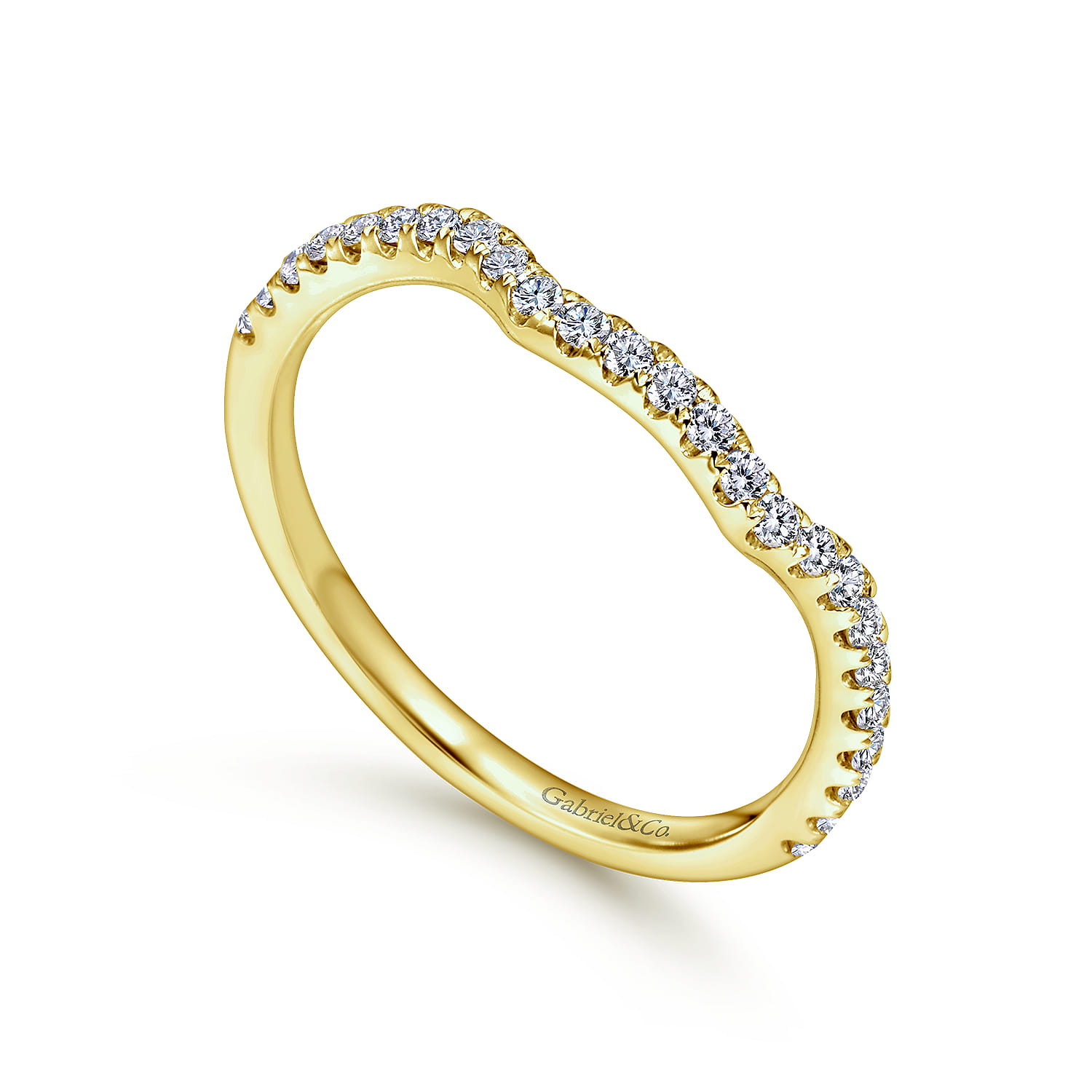 Matching Wedding Band in 14K Yellow Gold, photograph 3