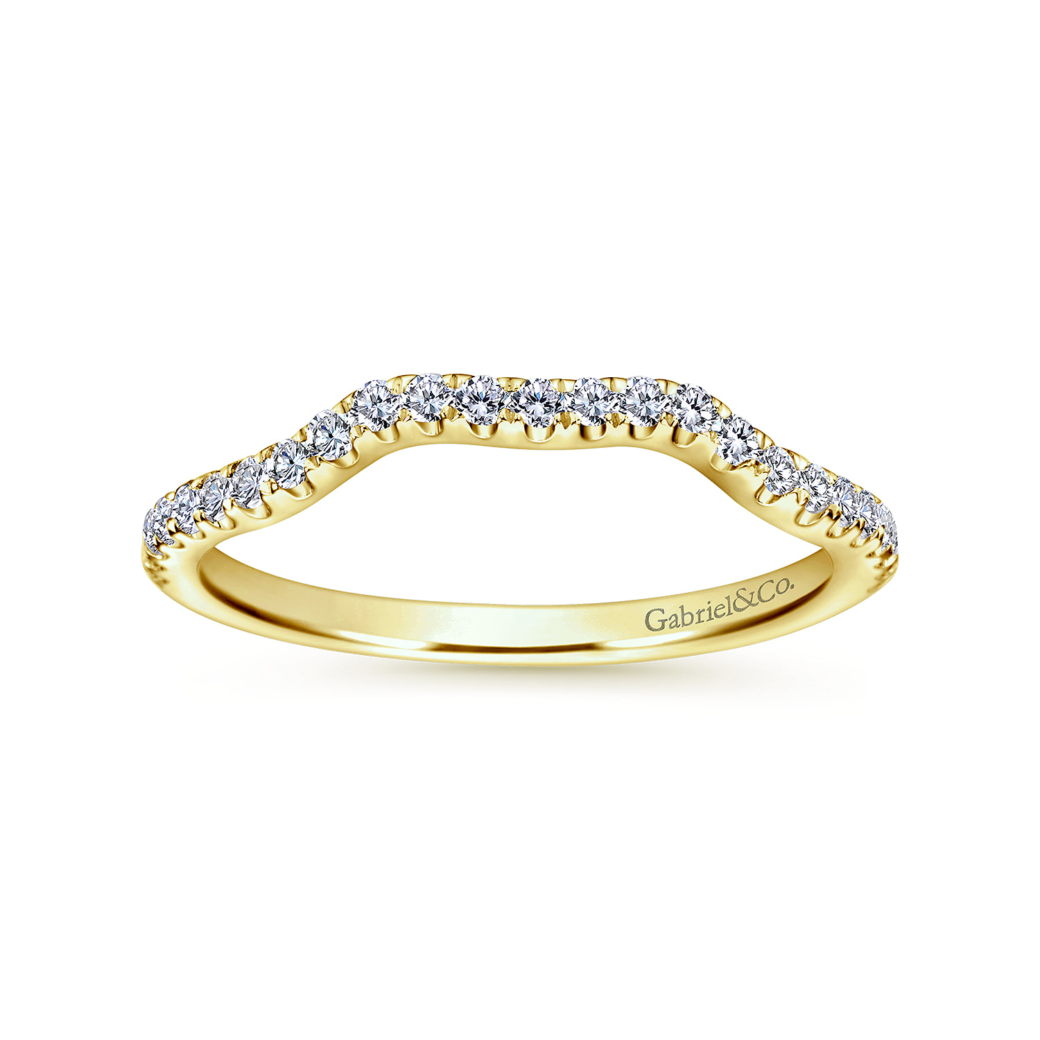 Matching Wedding Band in 14K Yellow Gold, photograph 5