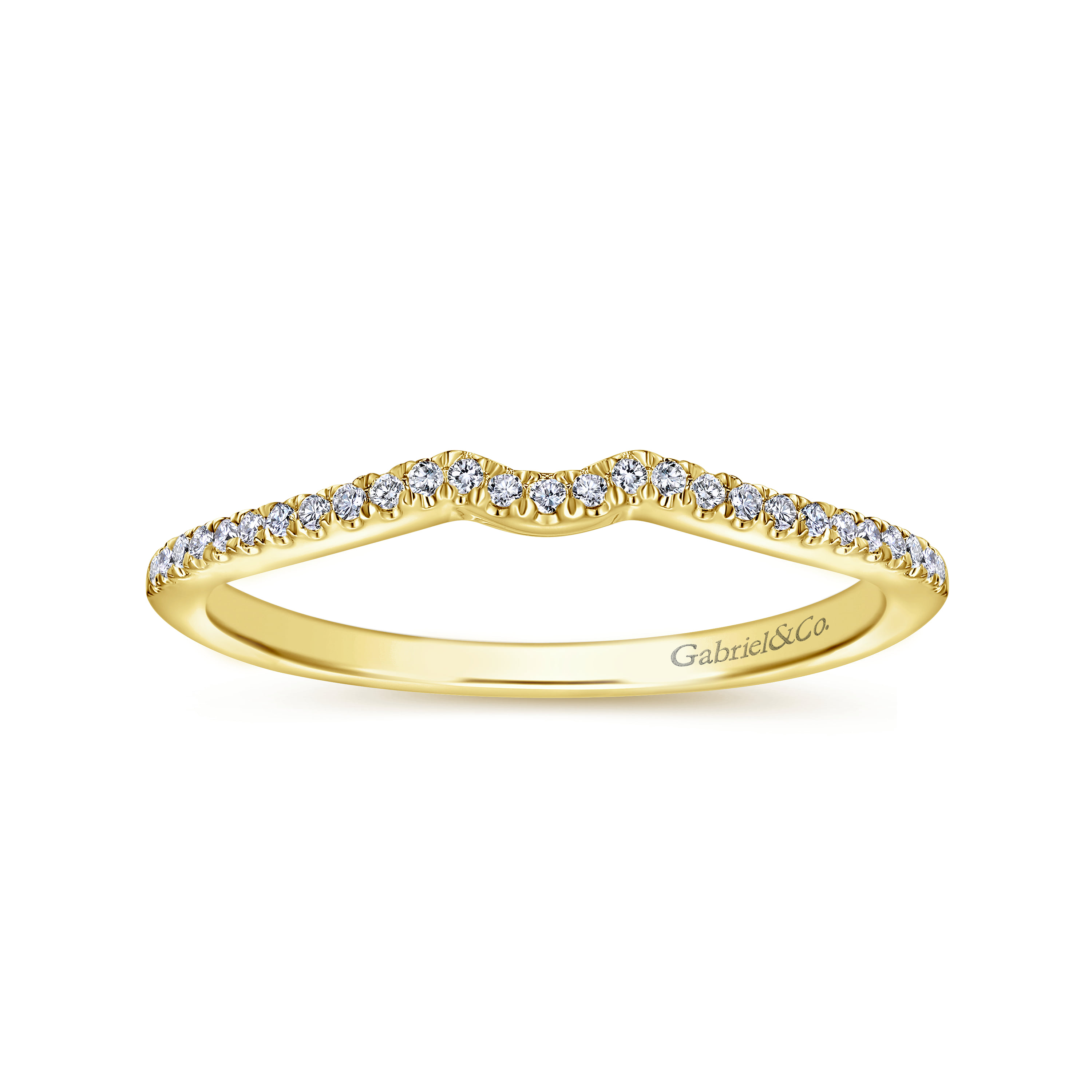 Matching Wedding Band in 14K Yellow Gold, photograph 5