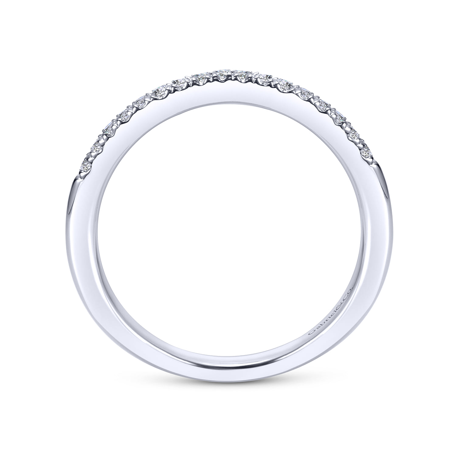Matching Wedding Band in 14K White Gold, photograph 2