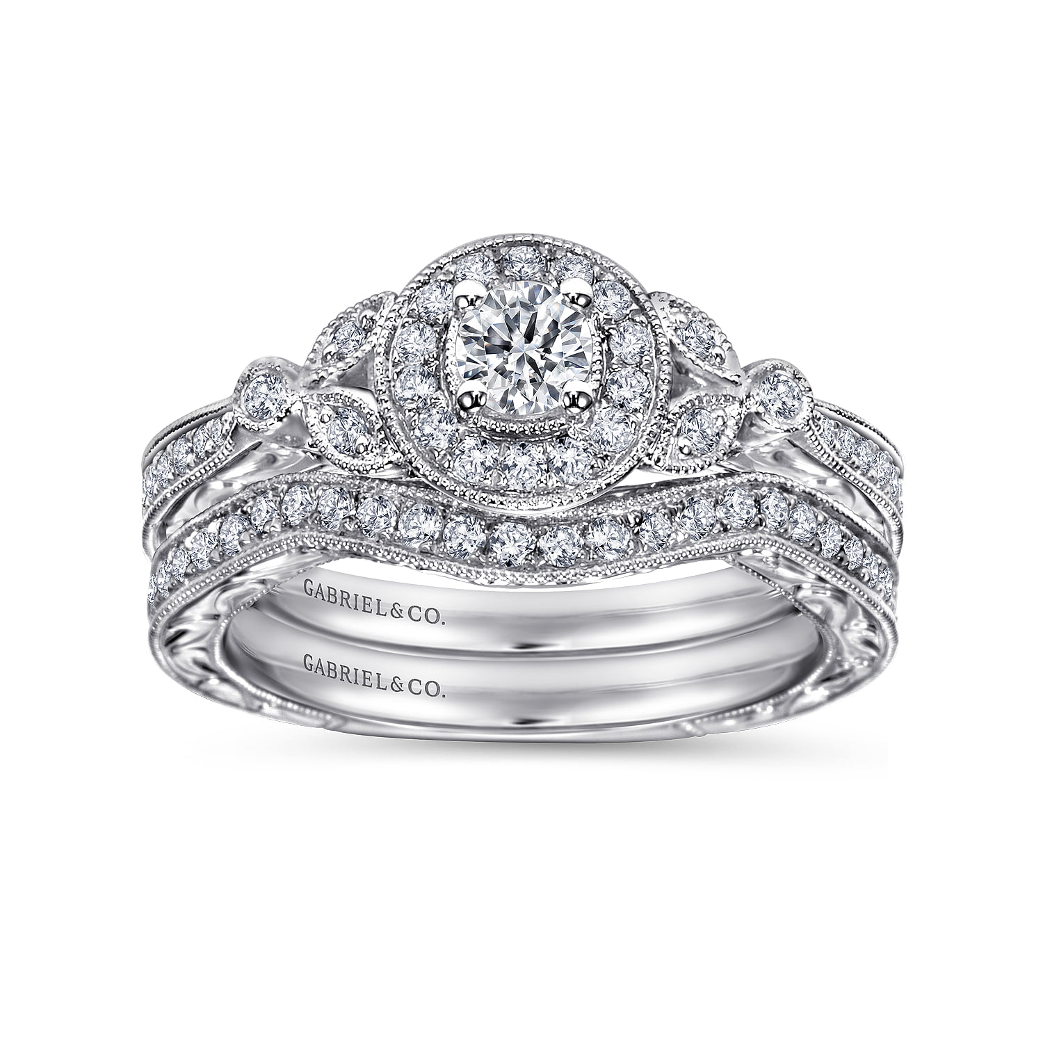 Matching Wedding Band in 14K White Gold, photograph 4
