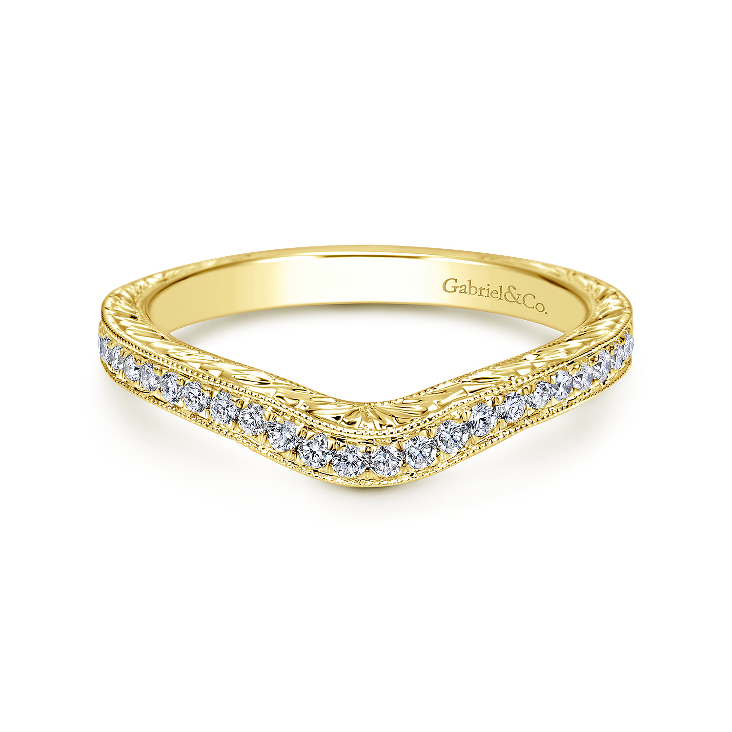 Matching Wedding Band in 14K Yellow Gold
