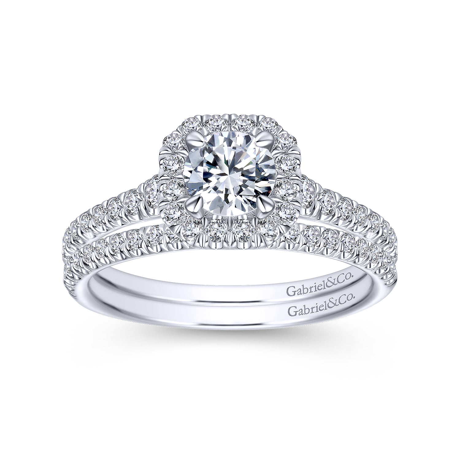 Matching Wedding Band in 14K White Gold, photograph 4