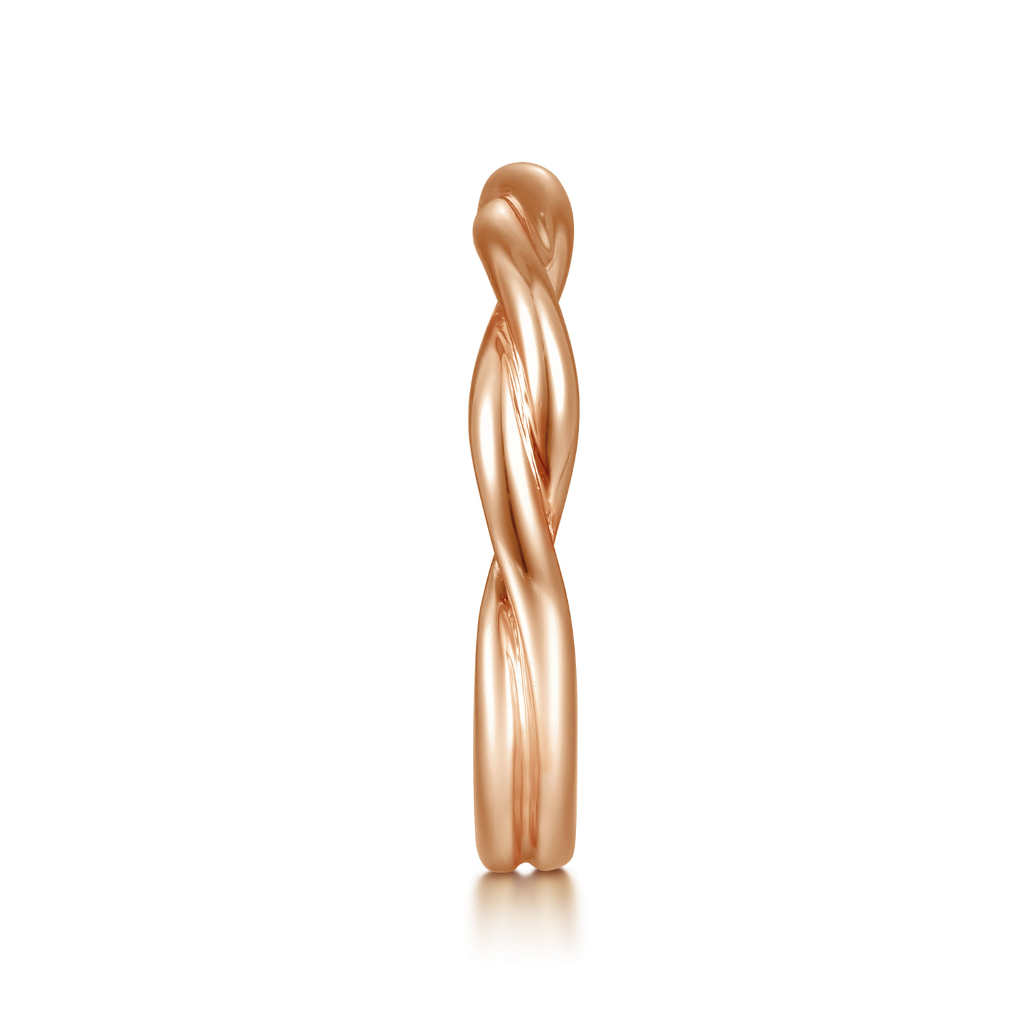 Matching Wedding Band in 14K Rose Gold, photograph 5