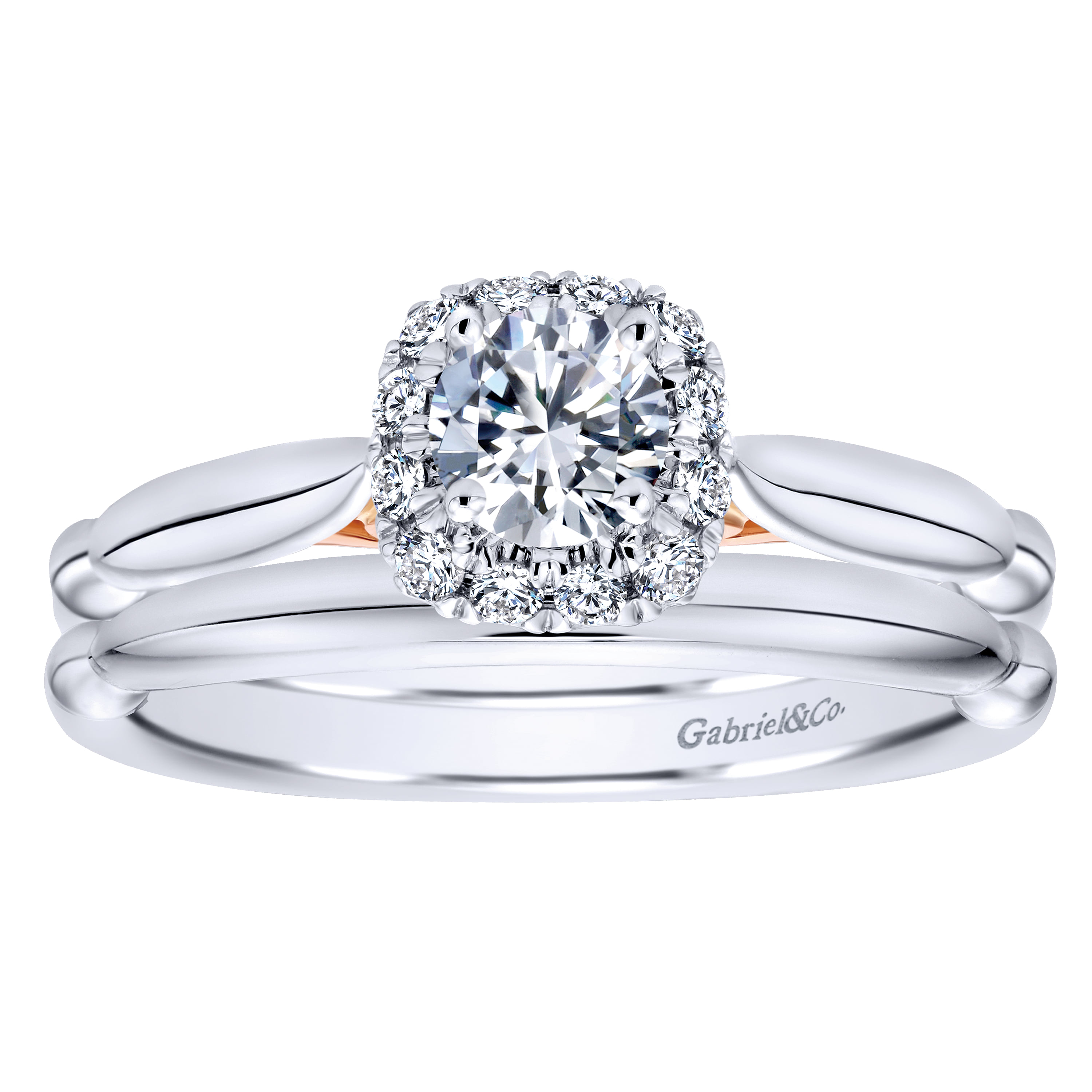 Matching Wedding Band in 14K White Gold, photograph 4