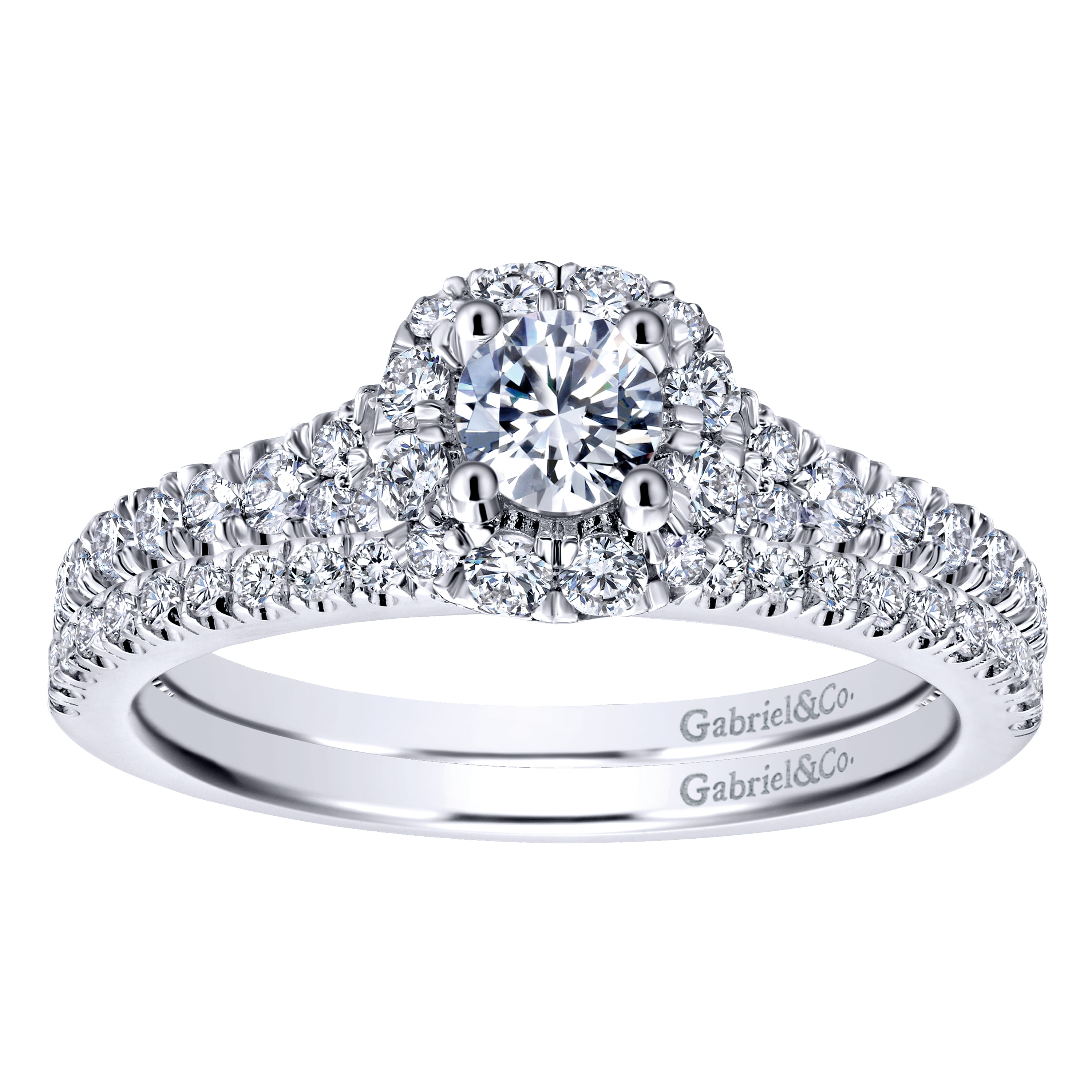 Matching Wedding Band in 14K White Gold, photograph 4