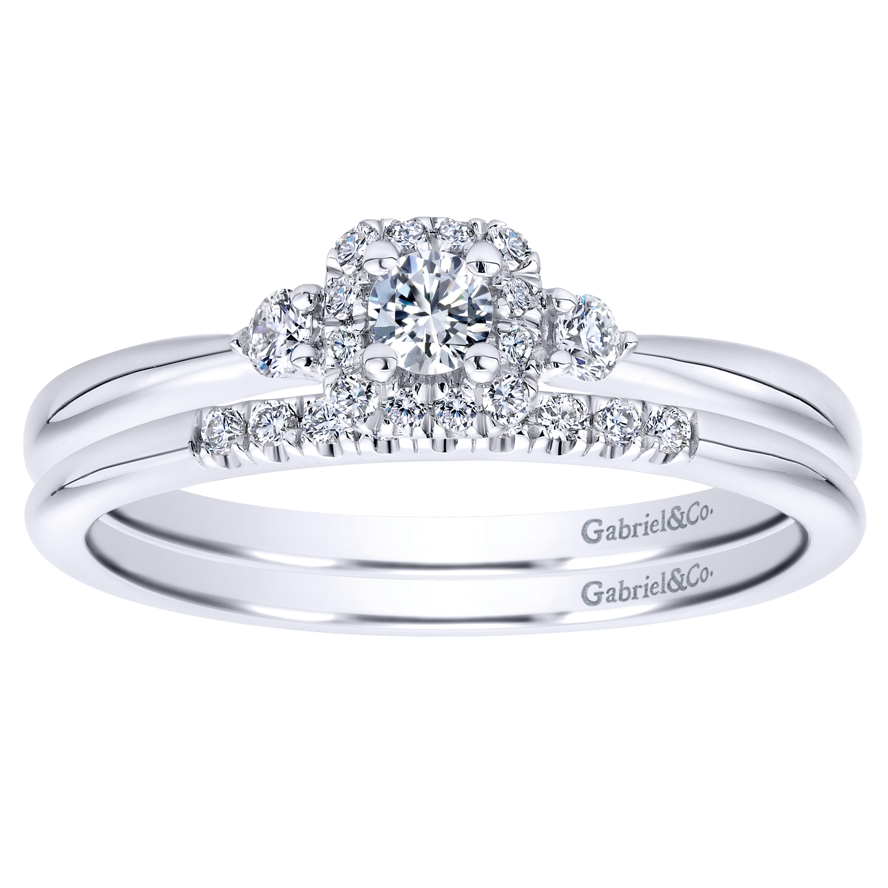 Matching Wedding Band in 14K White Gold, photograph 4
