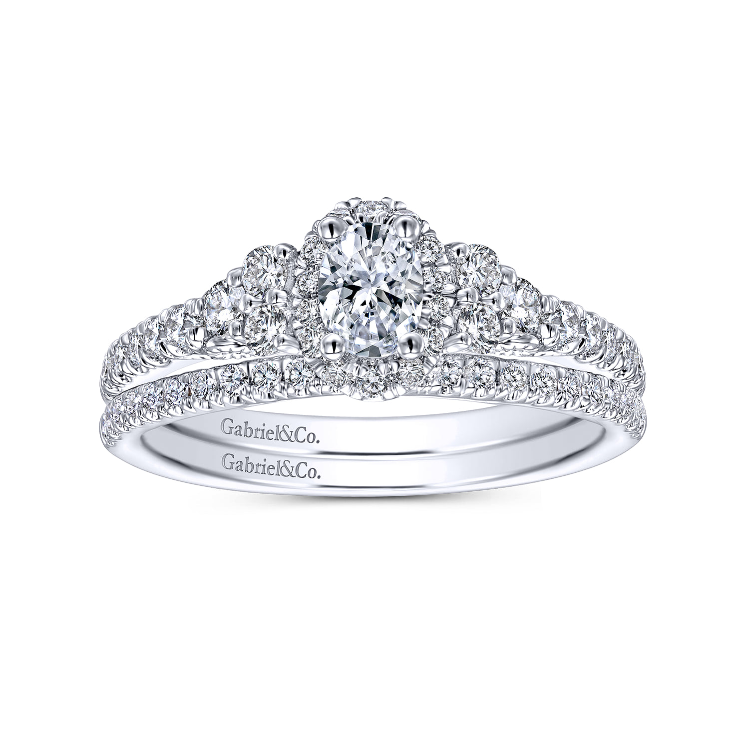 Matching Wedding Band in 14K White Gold, photograph 4