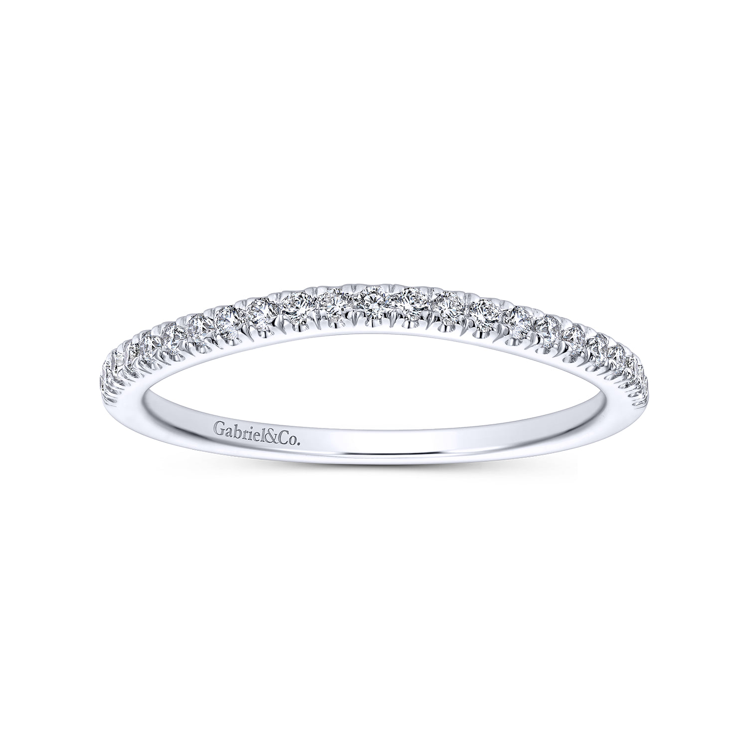 Matching Wedding Band in 14K White Gold, photograph 5