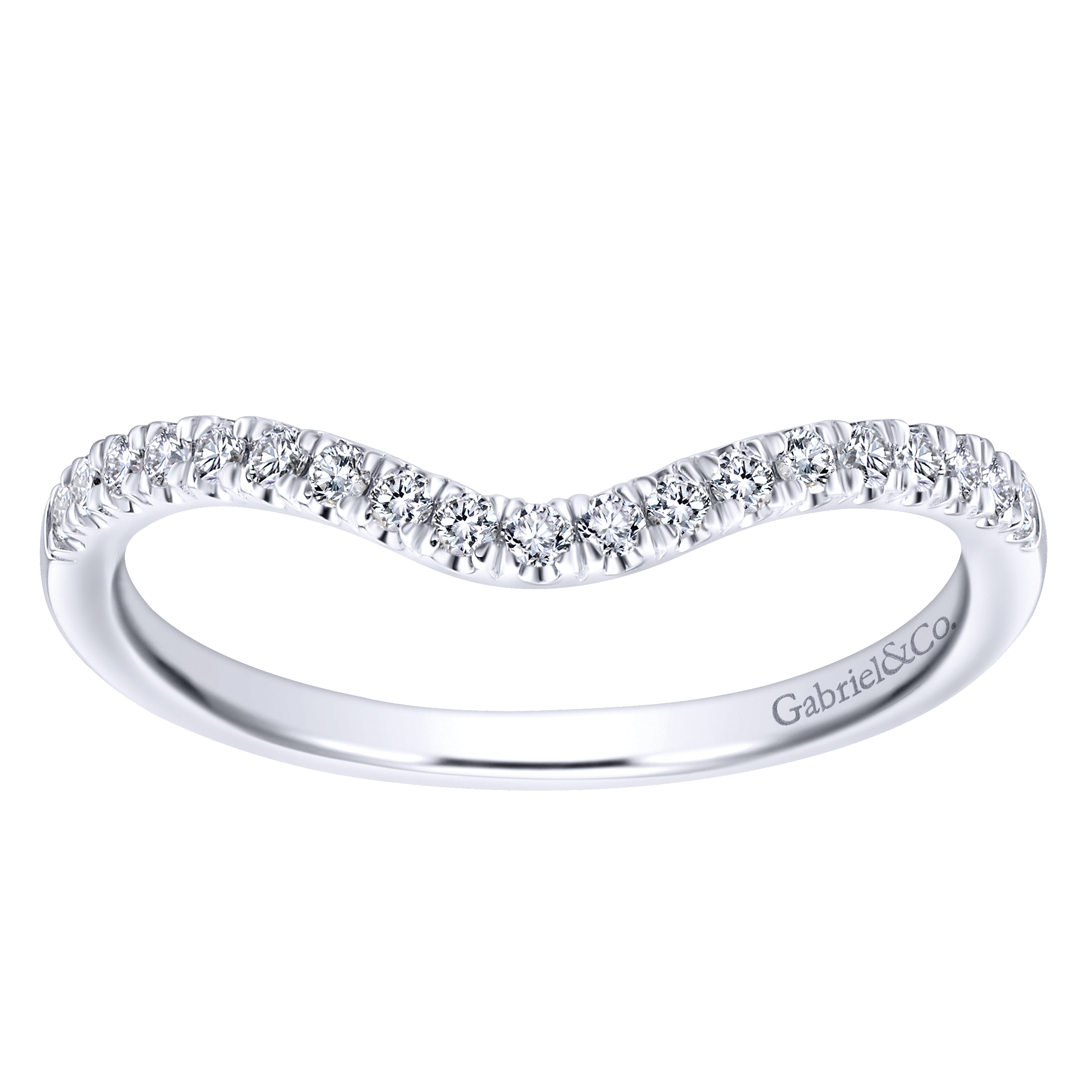 Matching Wedding Band in 14K White Gold, photograph 5