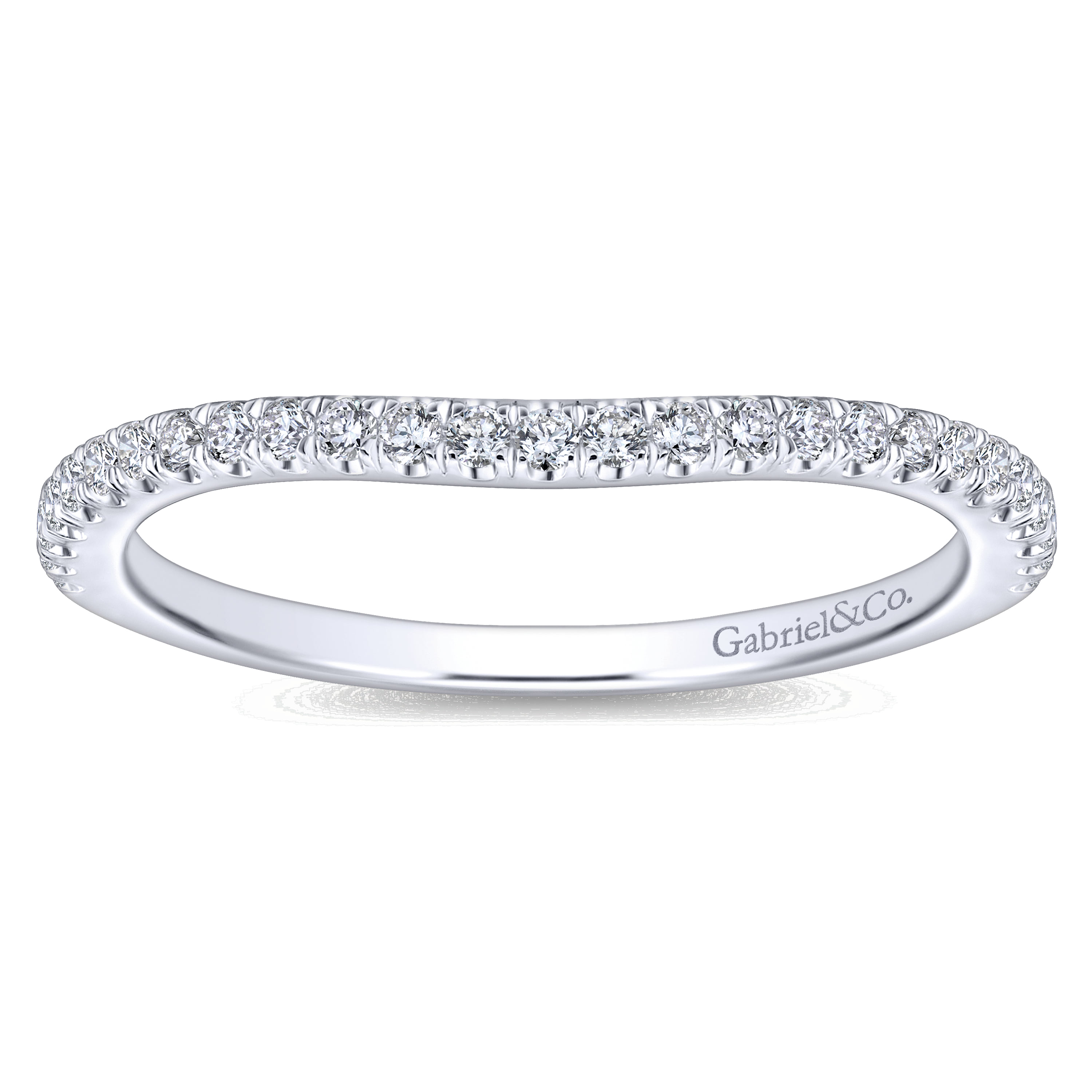 Matching Wedding Band in 14K White Gold, photograph 5