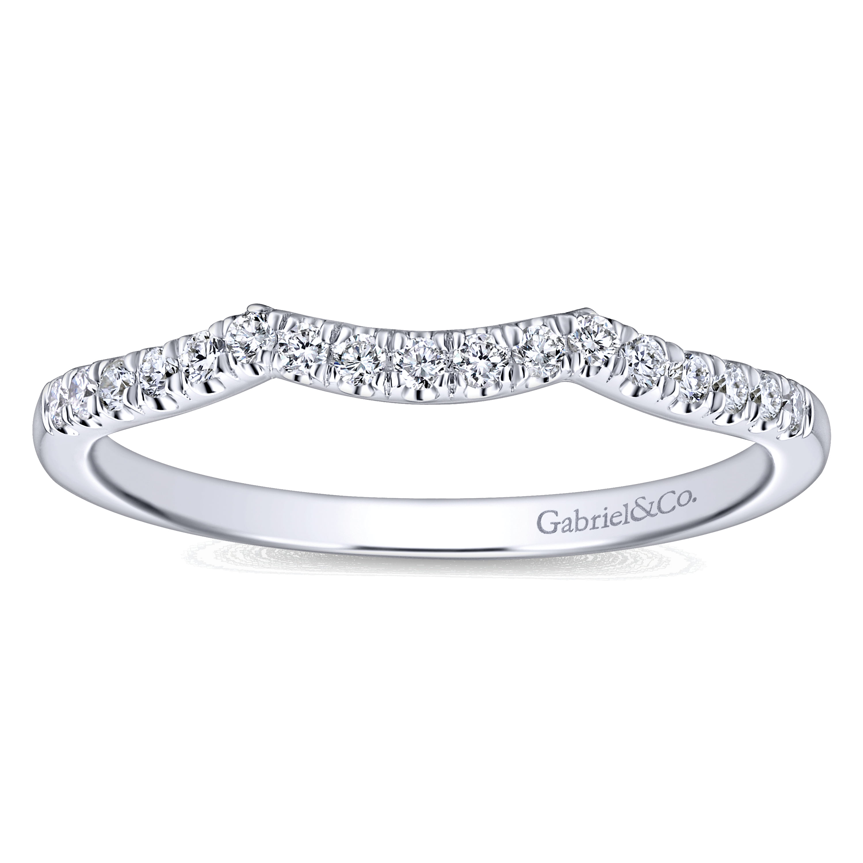 Matching Wedding Band in 14K White Gold, photograph 5