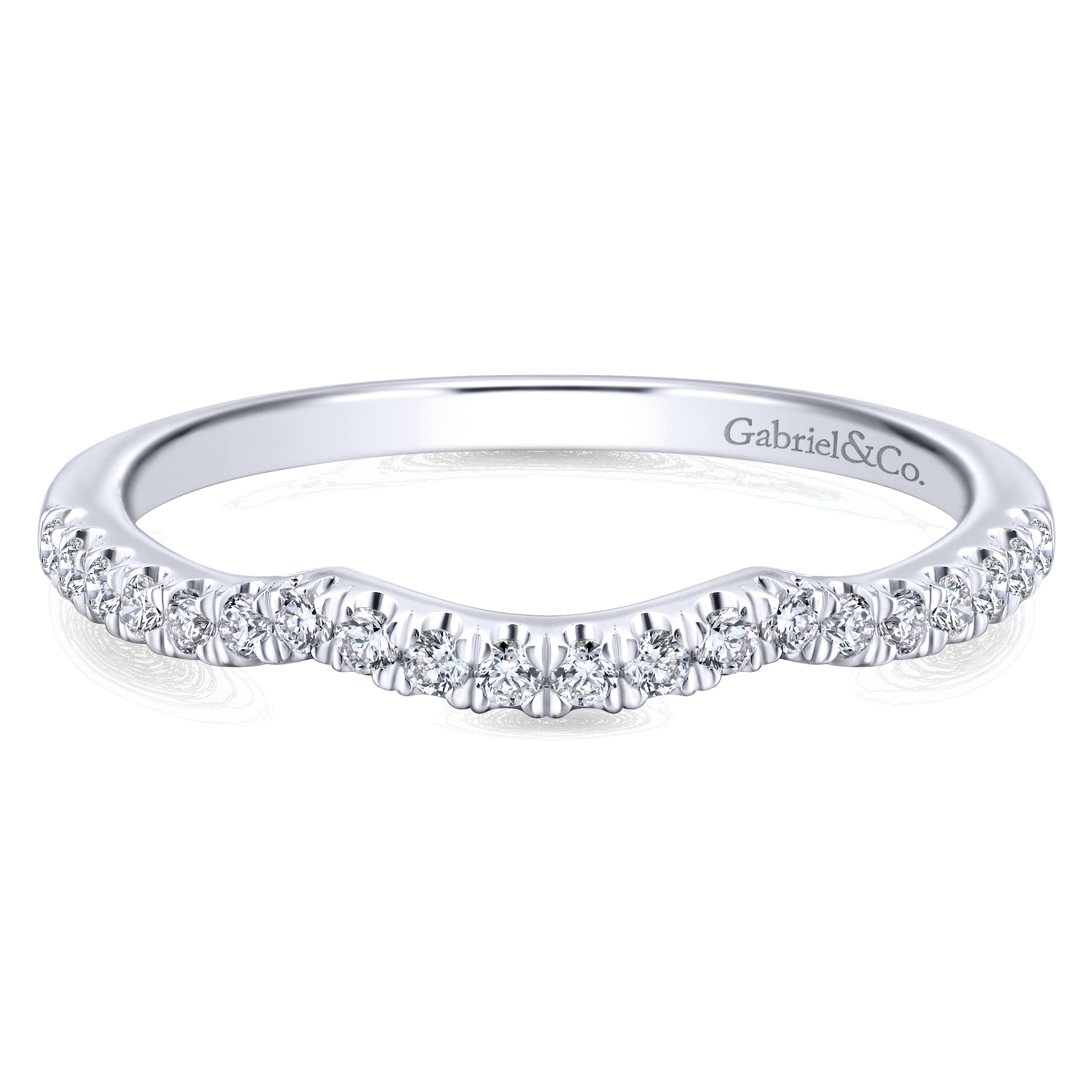 Matching Wedding Band in 14K White Gold