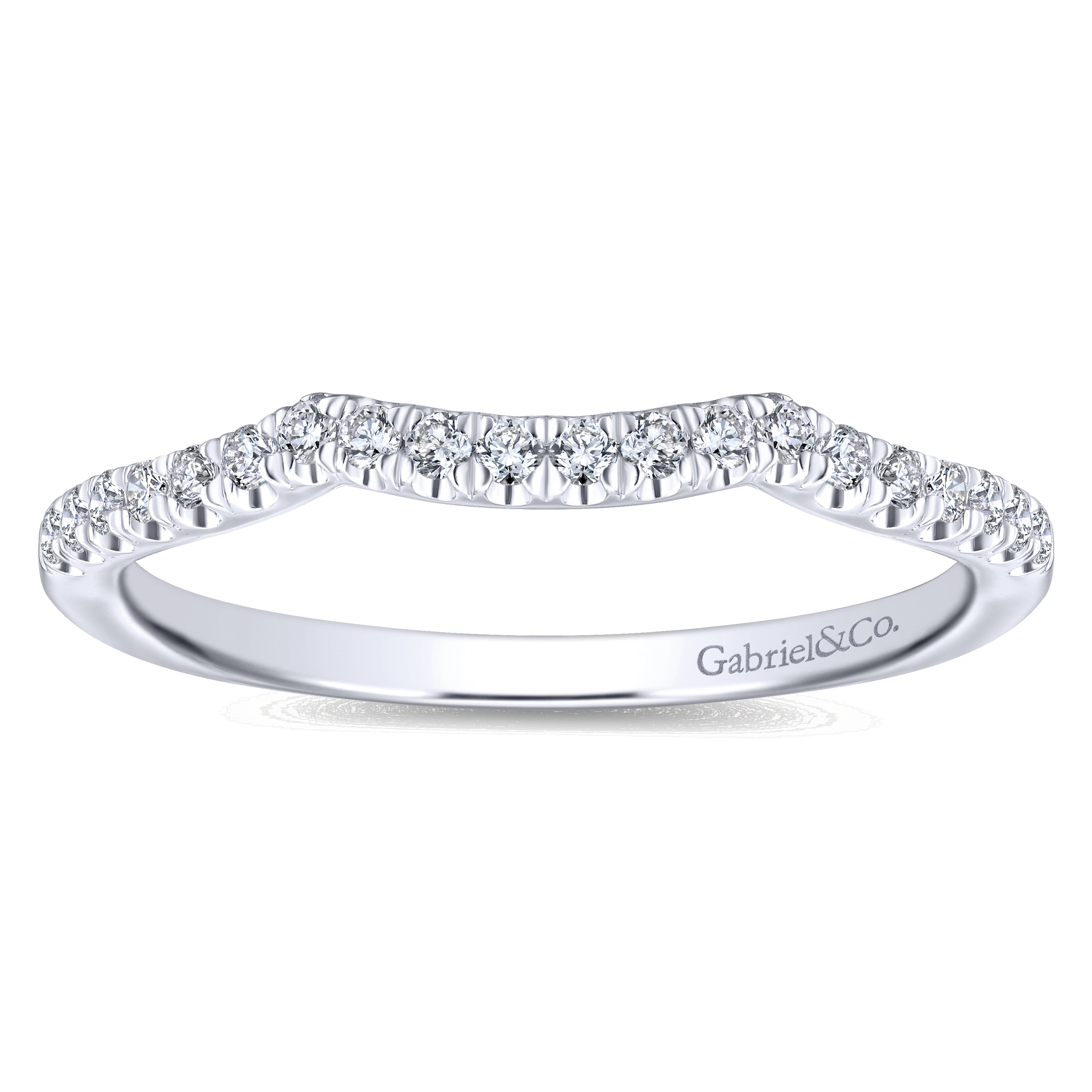 Matching Wedding Band in 14K White Gold, photograph 5