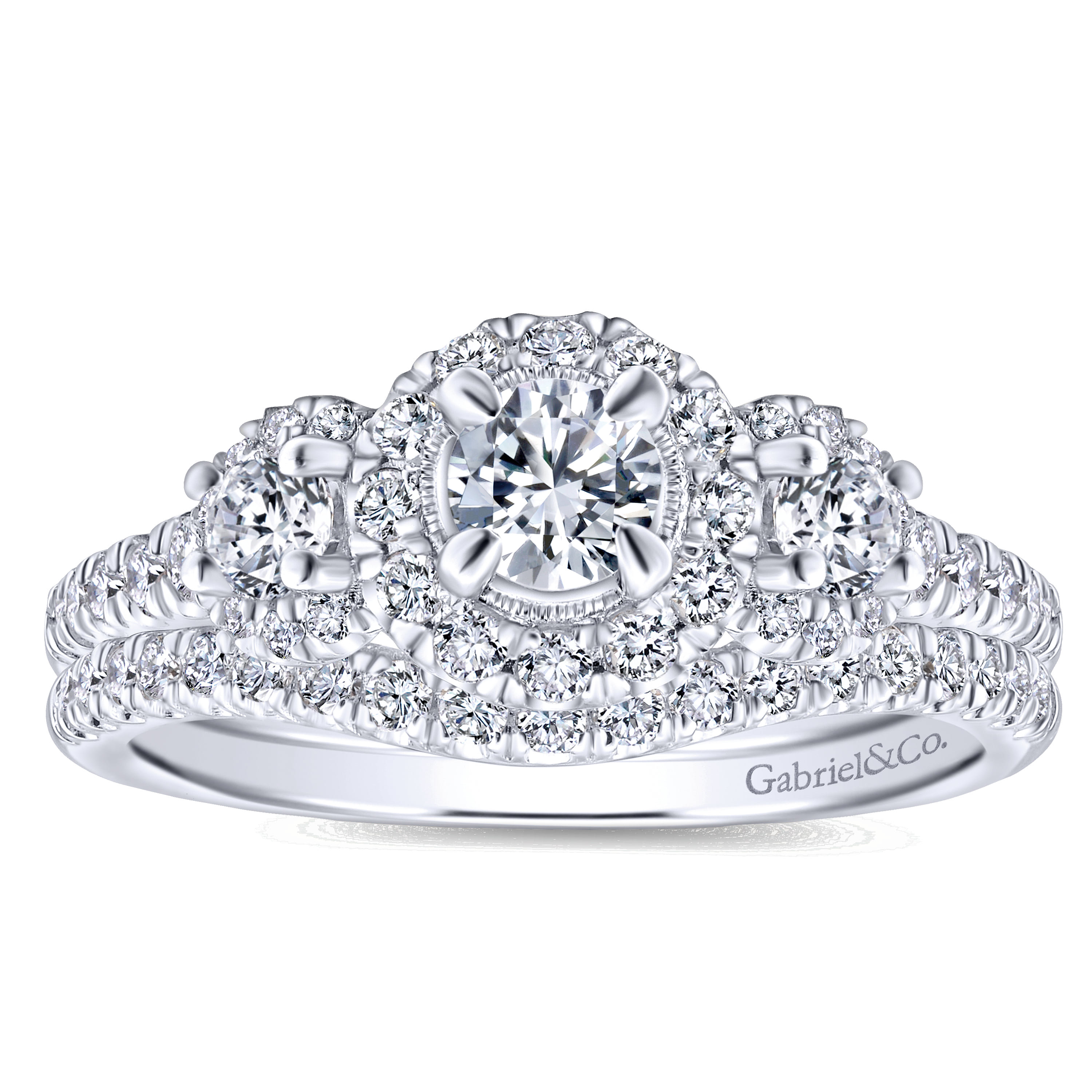 Matching Wedding Band in 14K White Gold, photograph 4