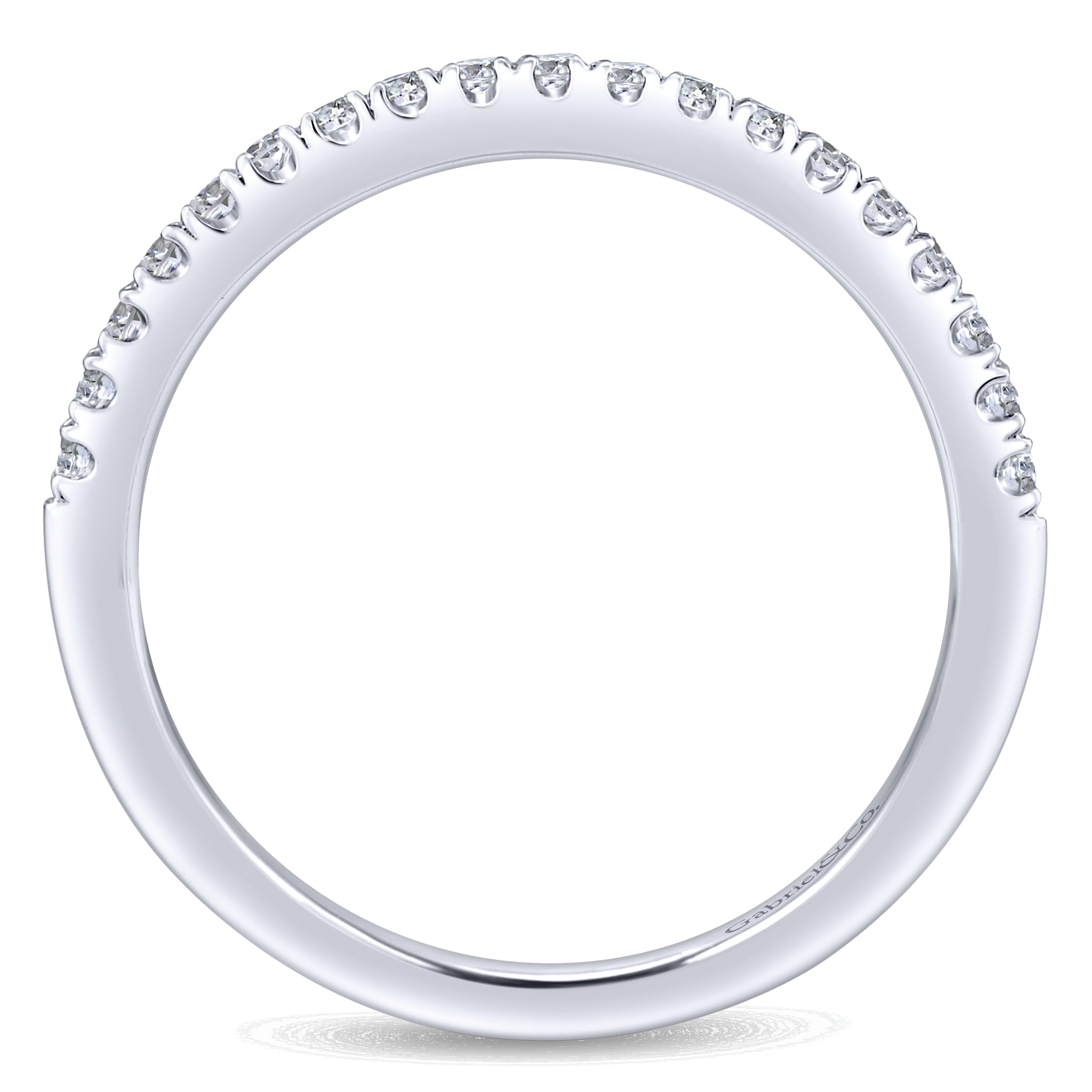 Matching Wedding Band in 14K White Gold, photograph 2