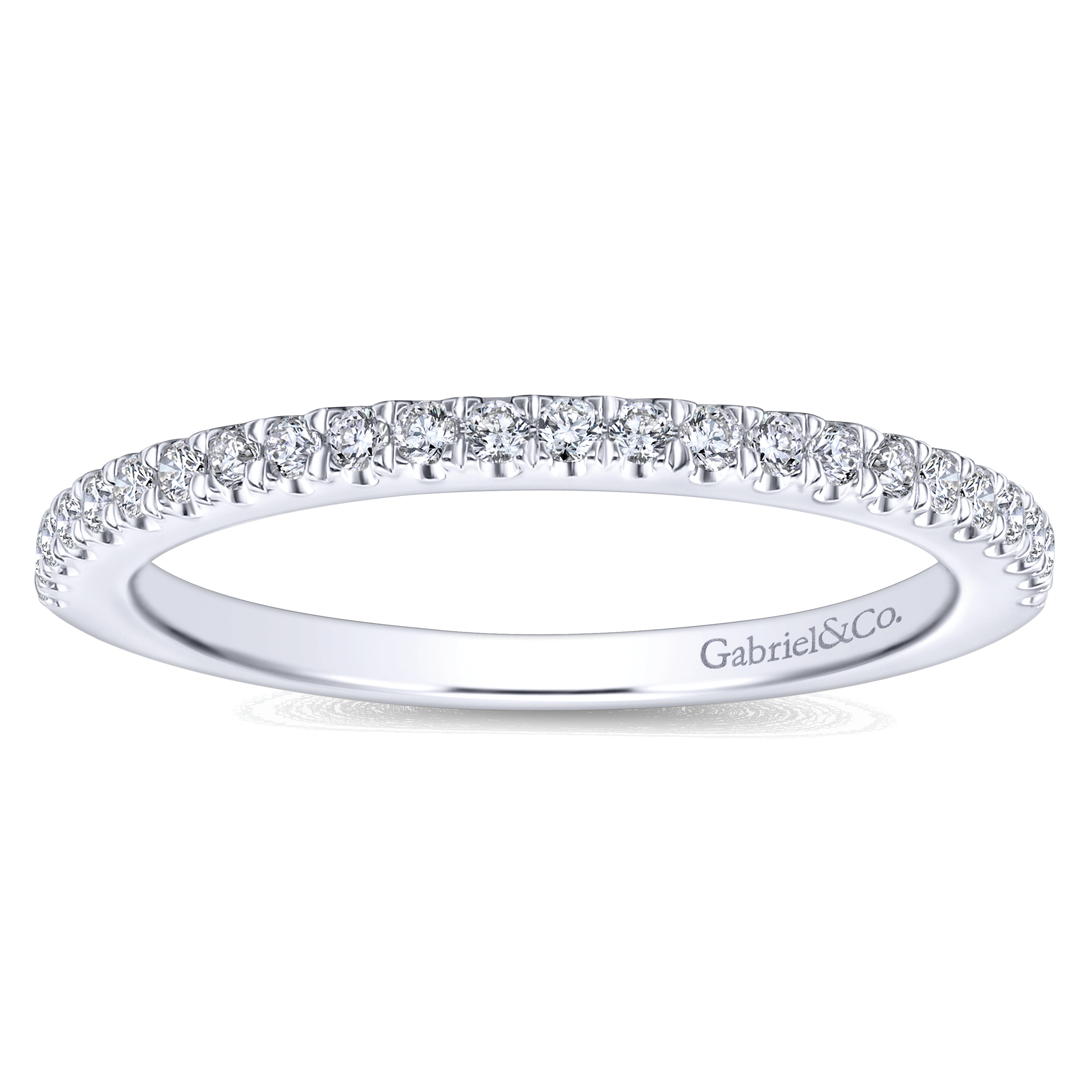 Matching Wedding Band in 14K White Gold, photograph 5