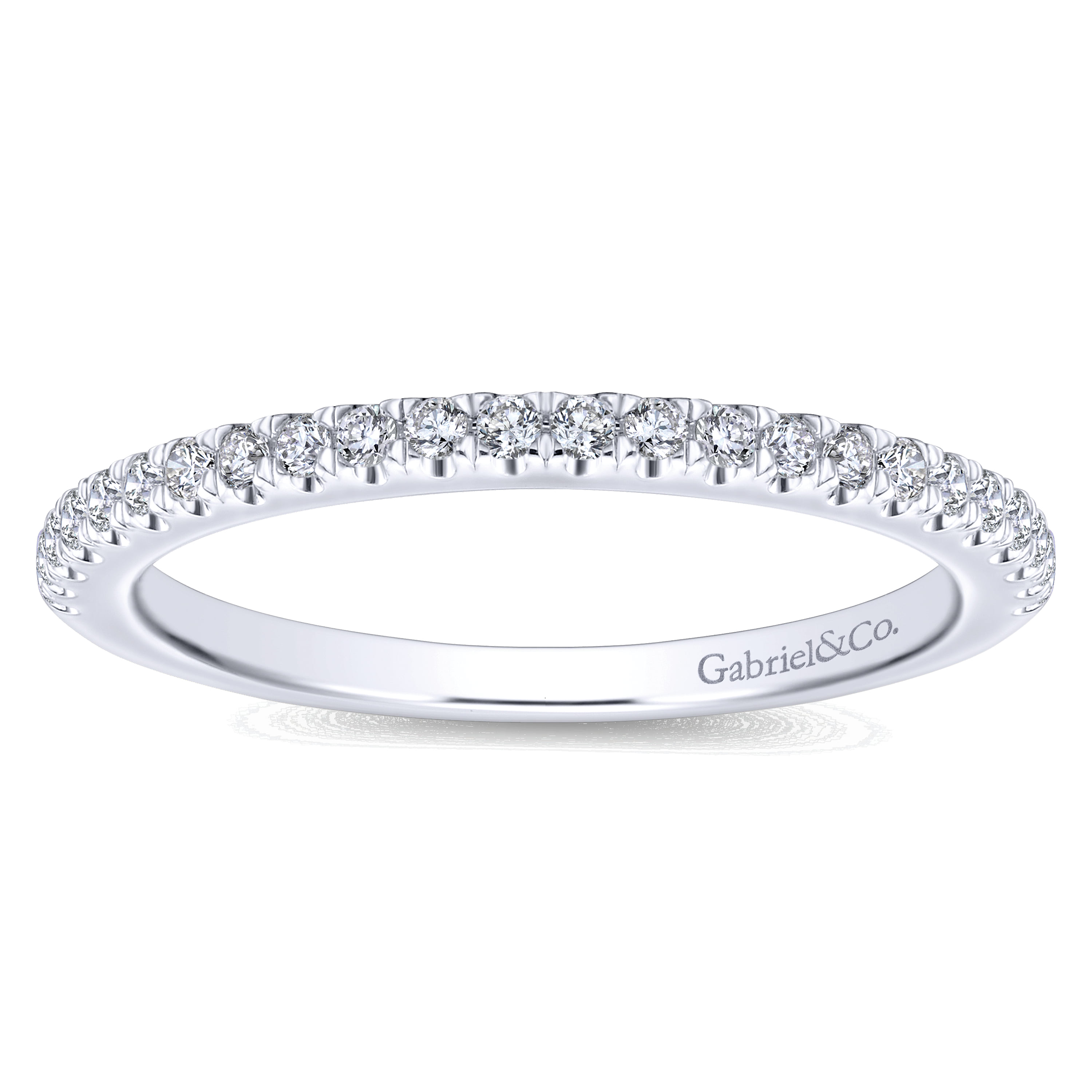 Matching Wedding Band in 14K White Gold, photograph 5
