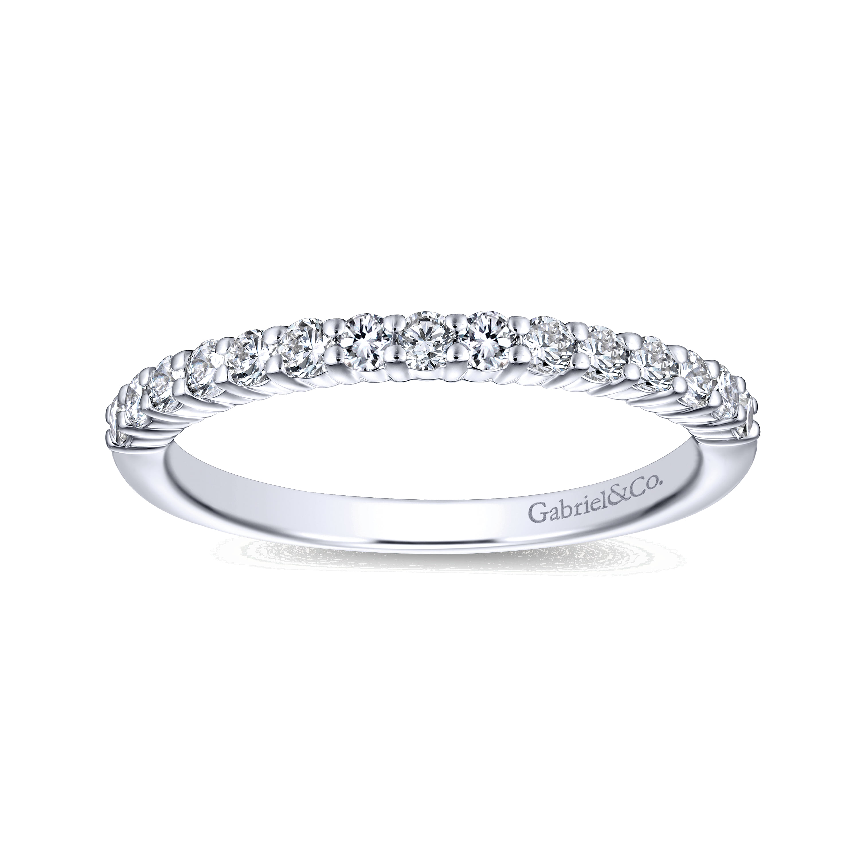Matching Wedding Band in 14K White Gold, photograph 5