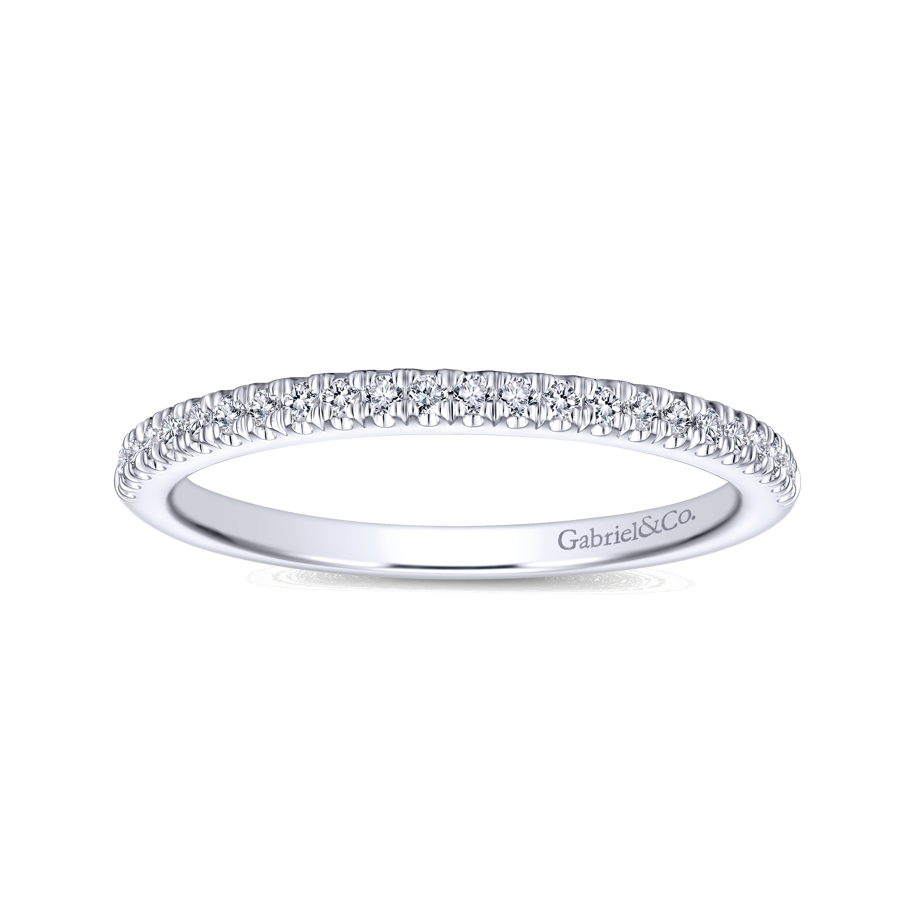 Matching Wedding Band in 14K White Gold, photograph 5