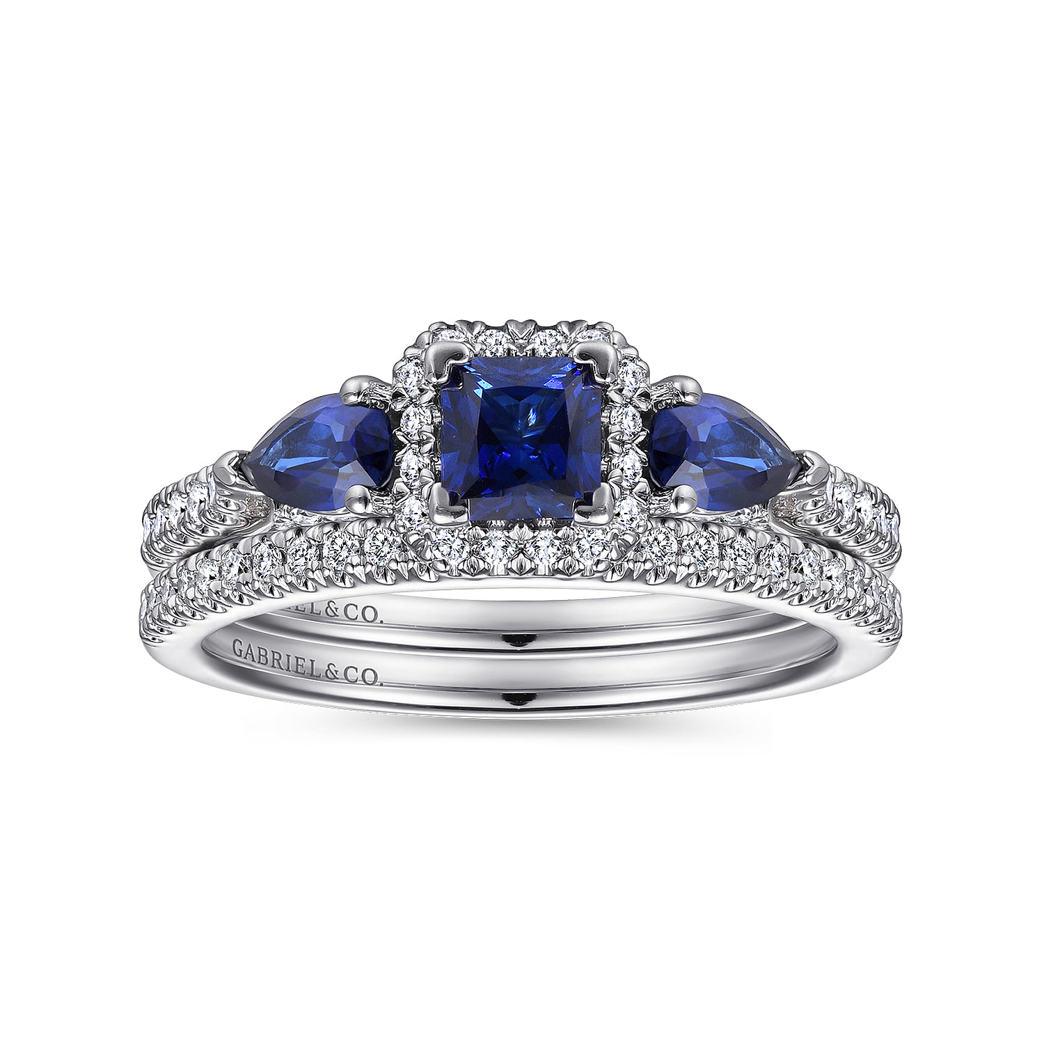 Matching Wedding Band in 14K White Gold, photograph 4