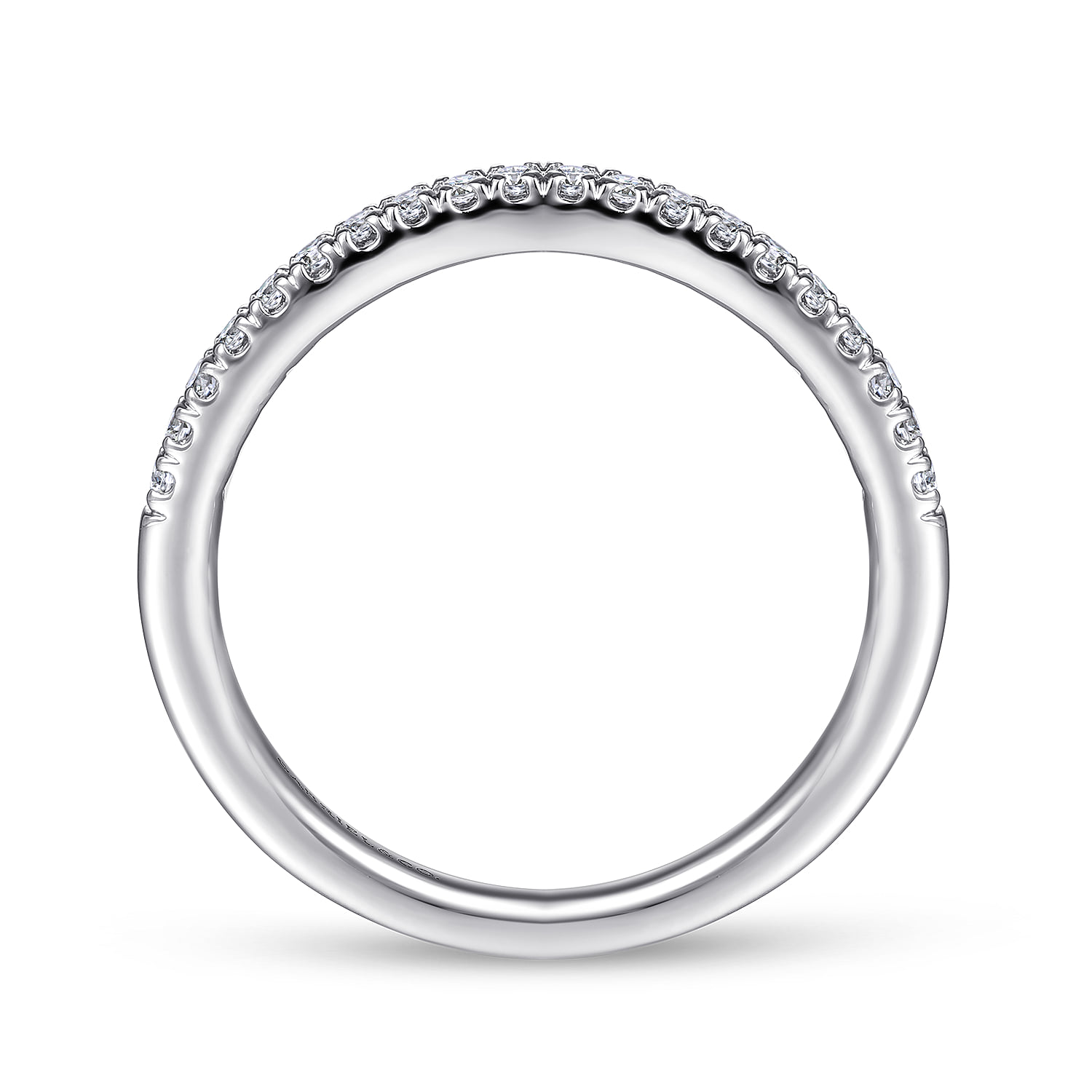 Matching Wedding Band in 14K White Gold, photograph 2