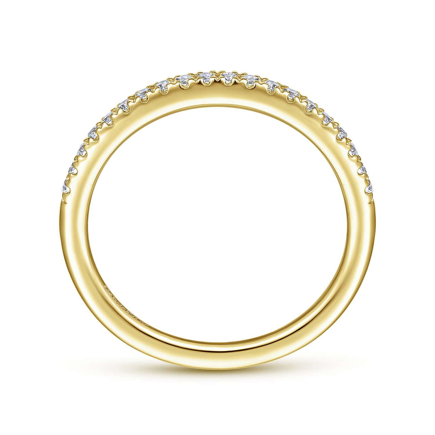 Matching Wedding Band in 14K Yellow Gold, photograph 2