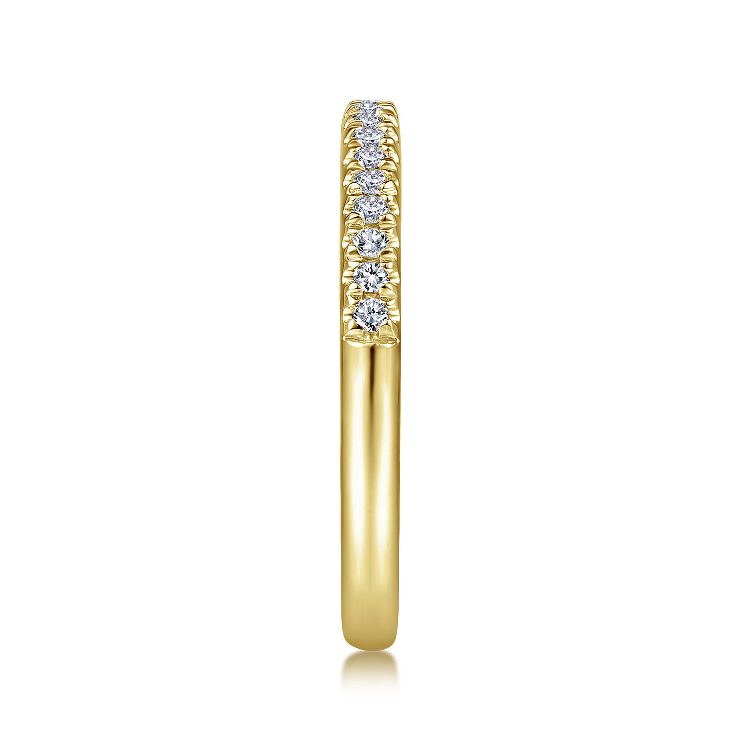 Matching Wedding Band in 14K Yellow Gold, photograph 5