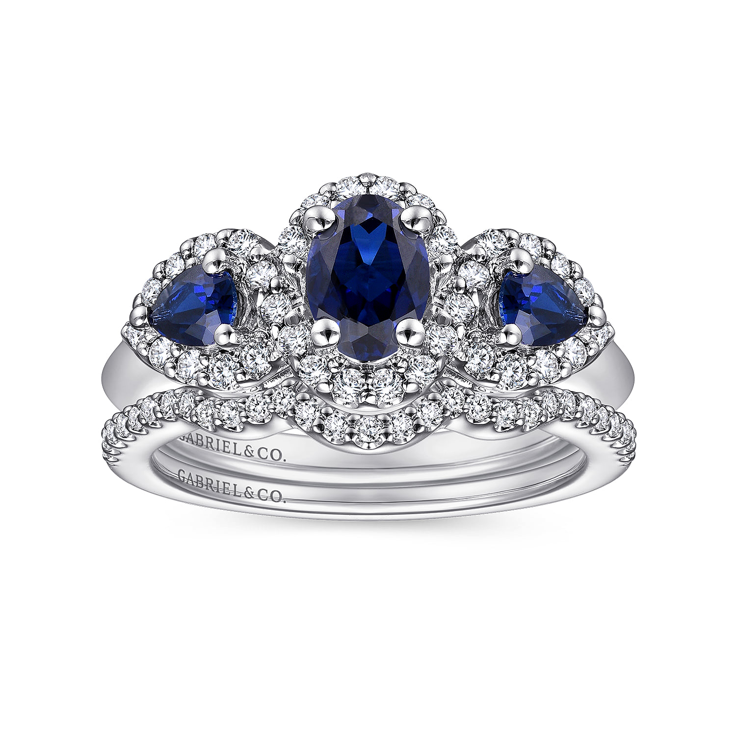 Matching Wedding Band in 14K White Gold, photograph 4