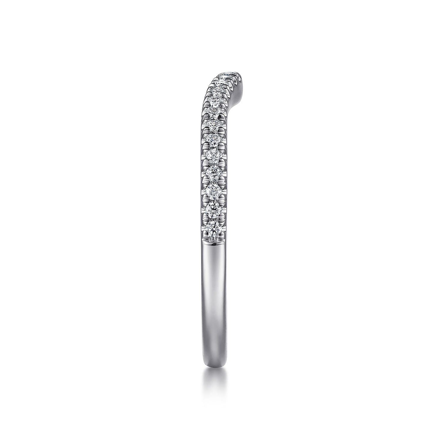Matching Wedding Band in 14K White Gold, photograph 5