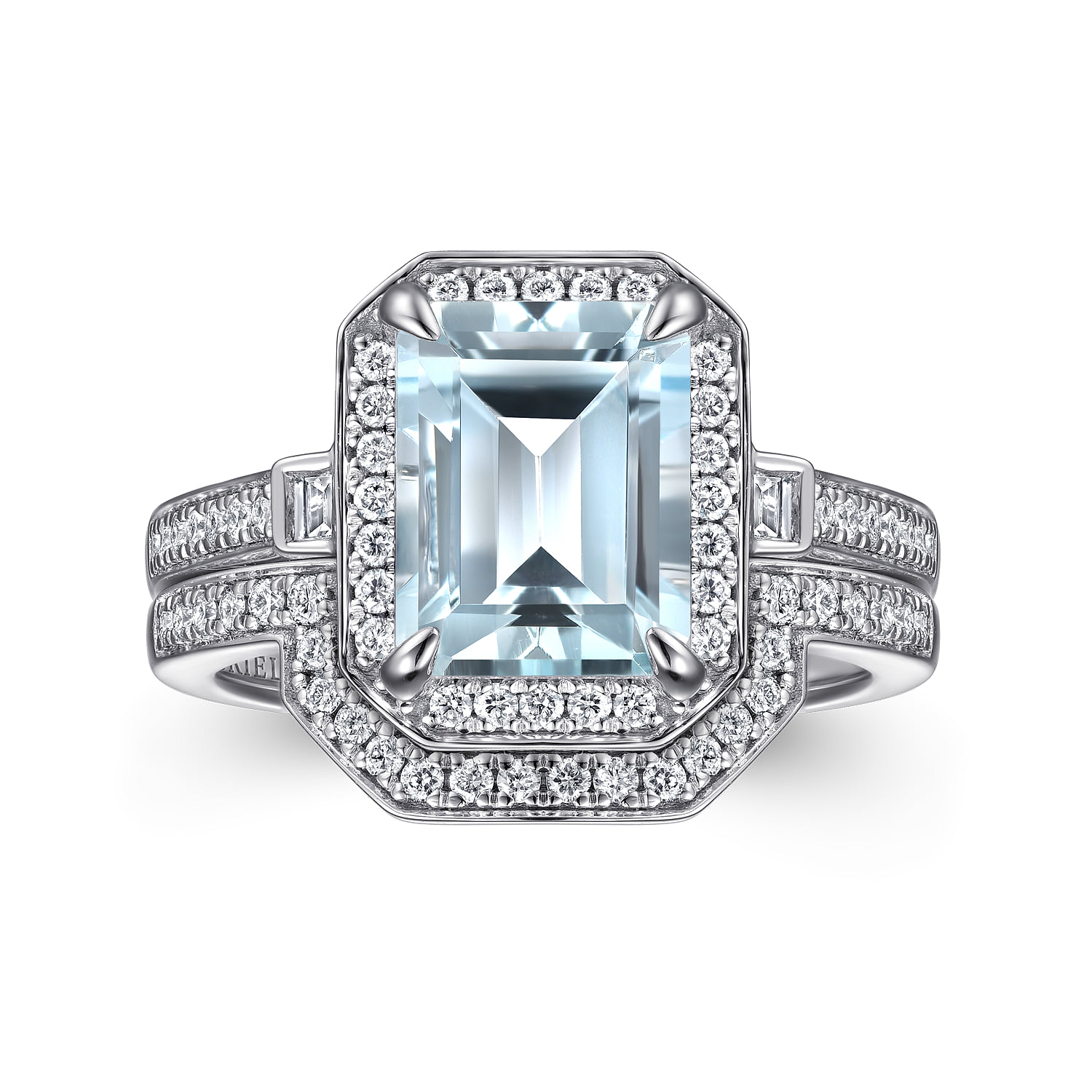 Matching Wedding Band in 14K White Gold, photograph 4