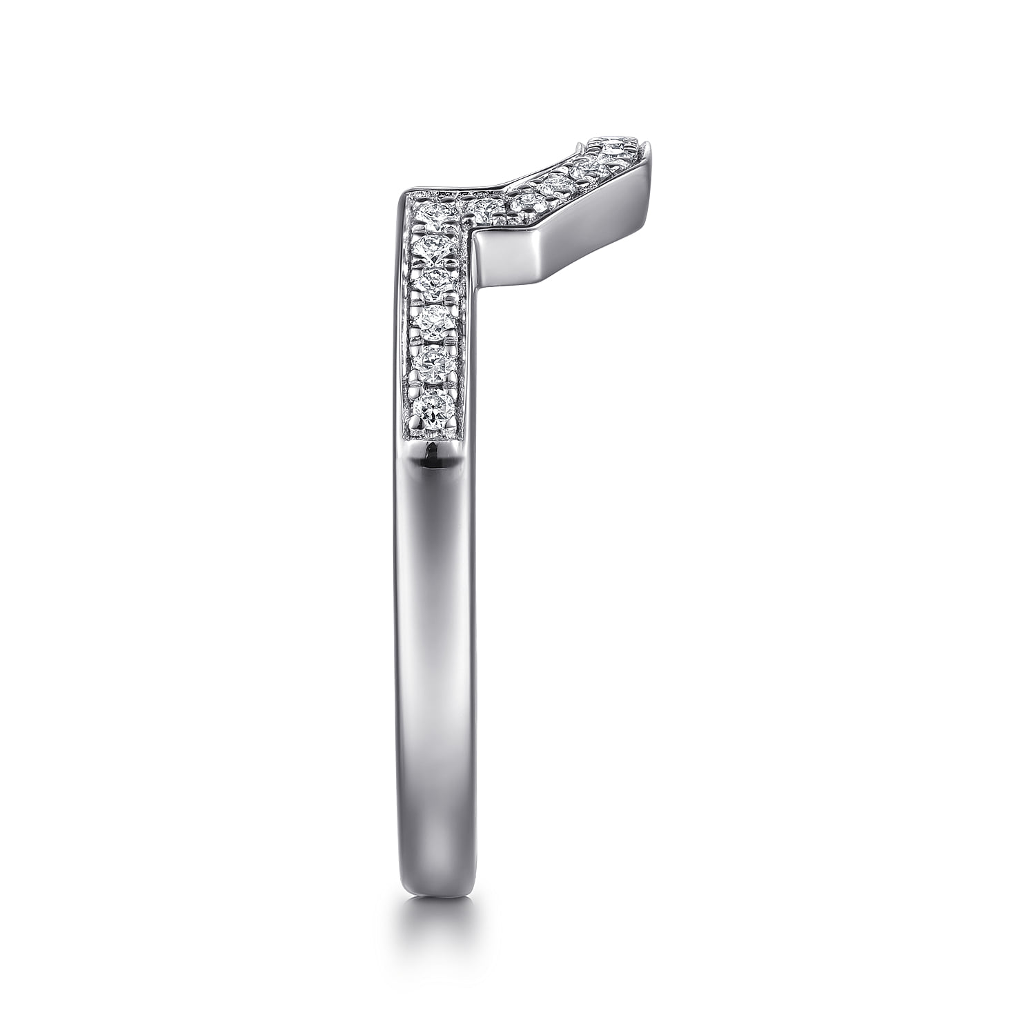 Matching Wedding Band in 14K White Gold, photograph 5