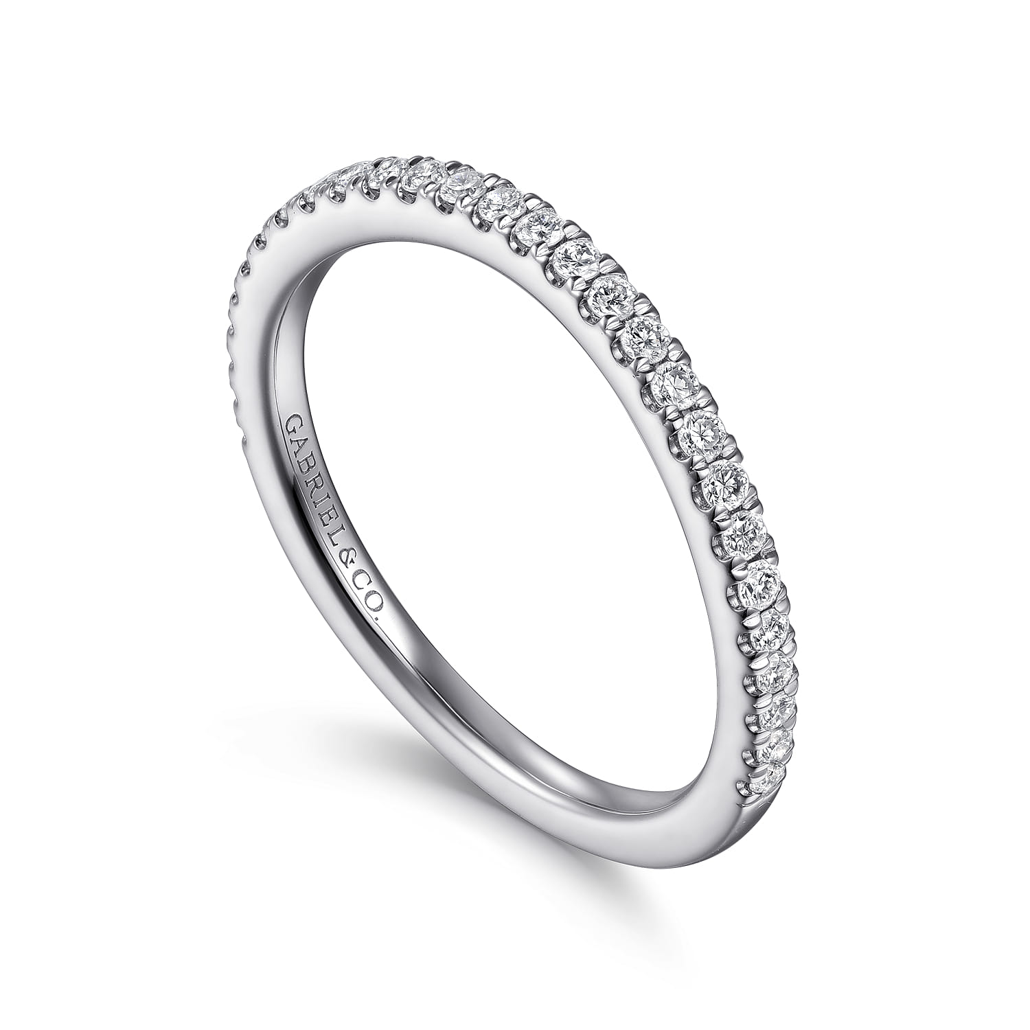 Matching Wedding Band in 14K White Gold, photograph 3
