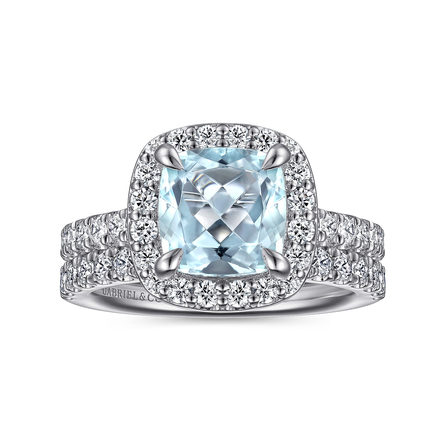 Matching Wedding Band in 14K White Gold, photograph 4